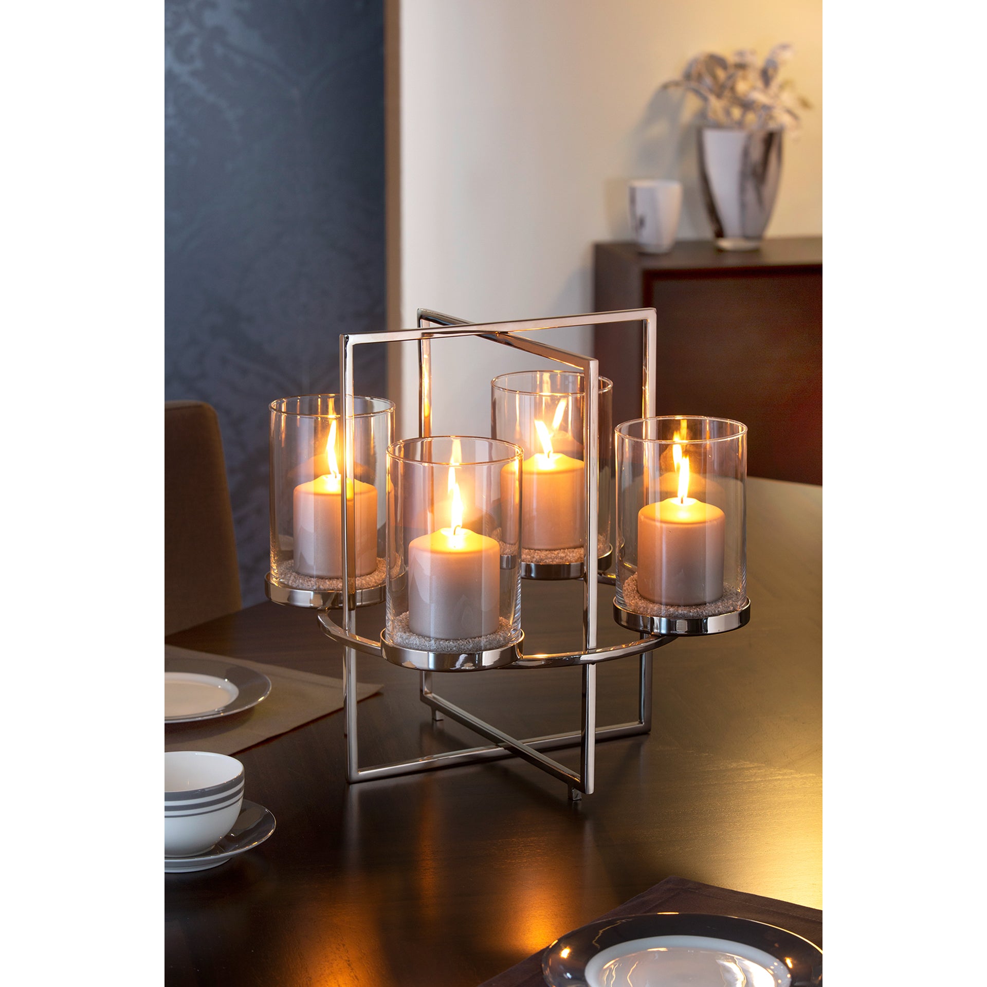 NORMAN Kranz silberfarben