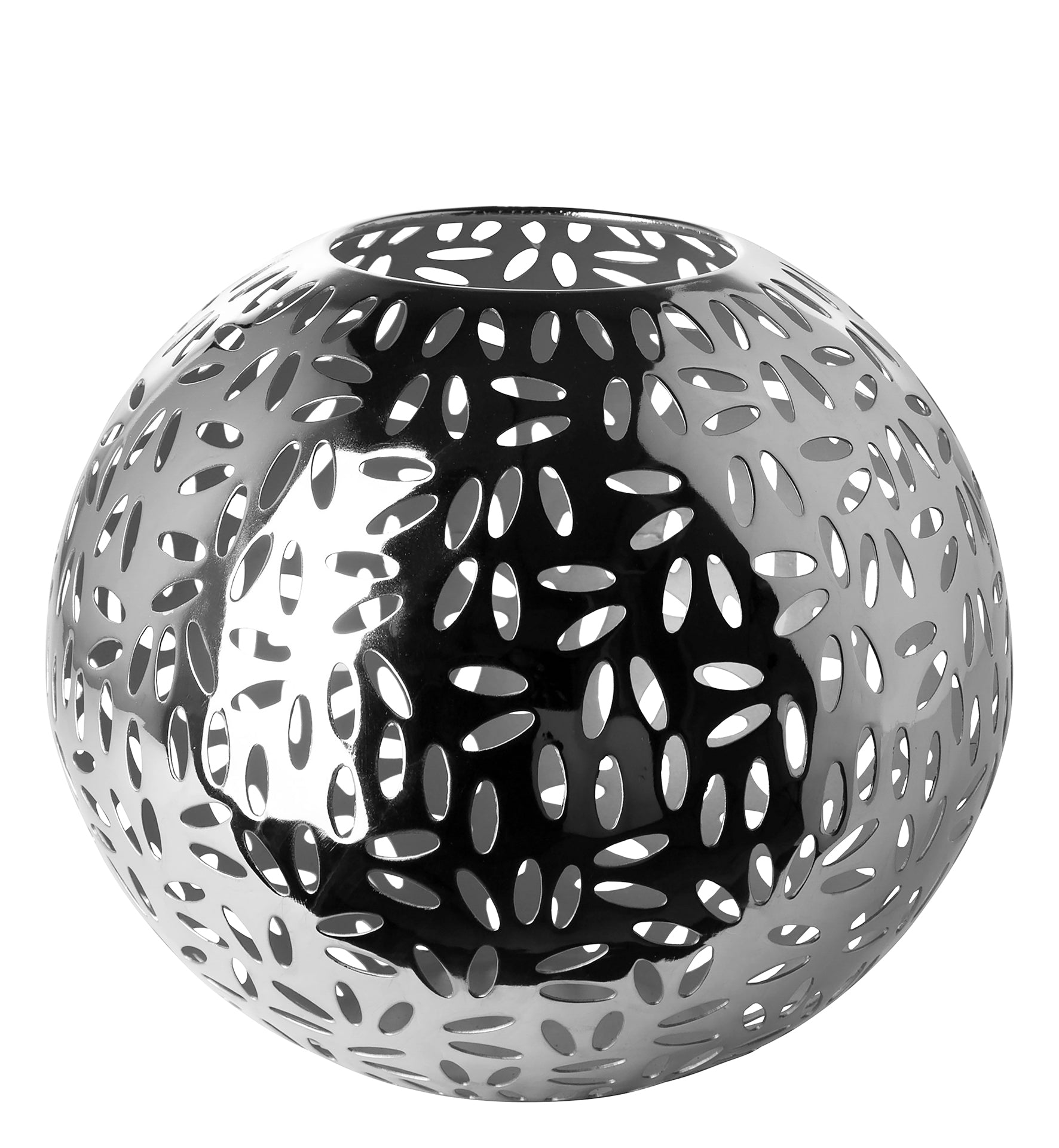 DARIA Windlicht silberfarben