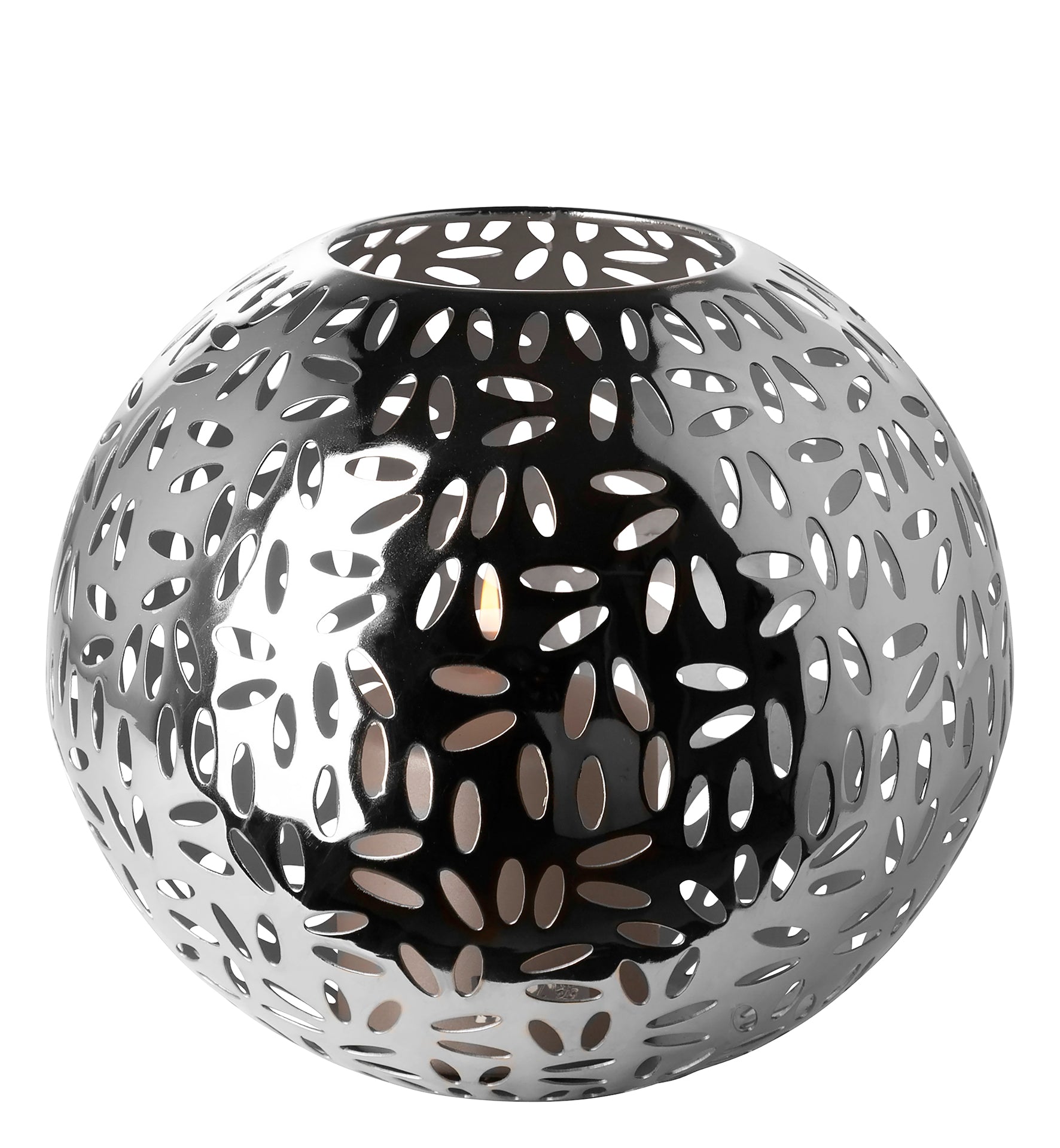 DARIA Windlicht silberfarben