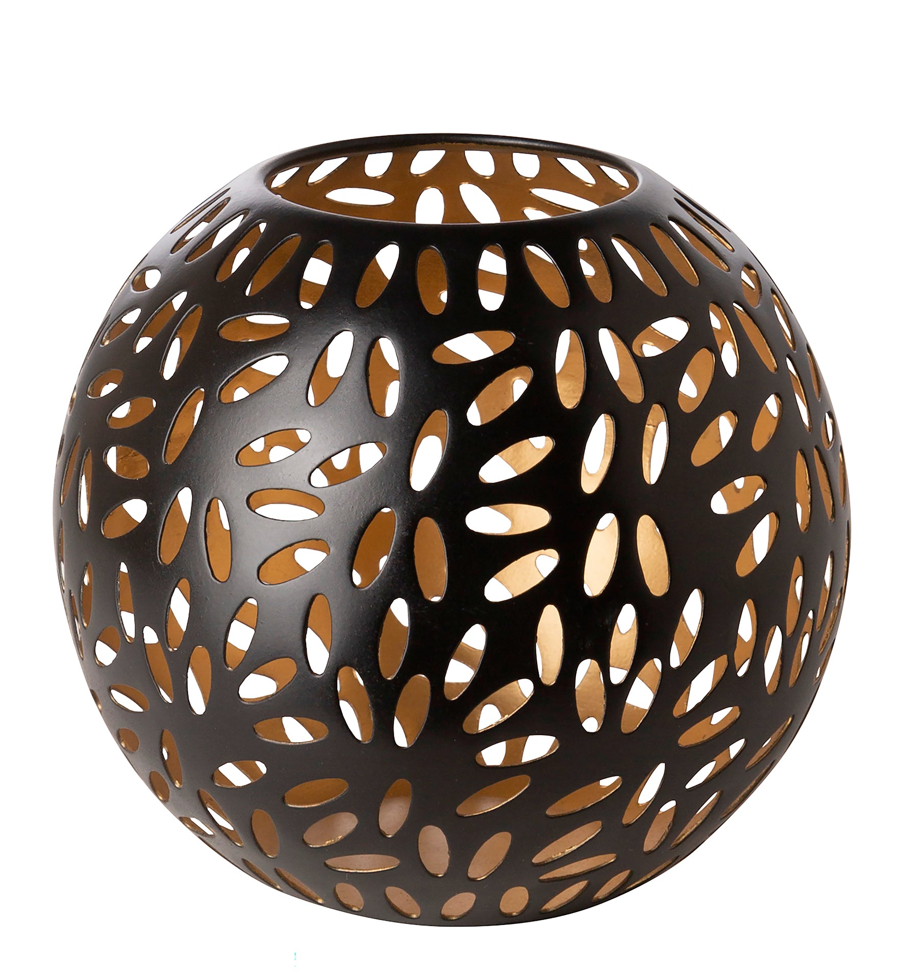 DARIA Windlicht schwarz