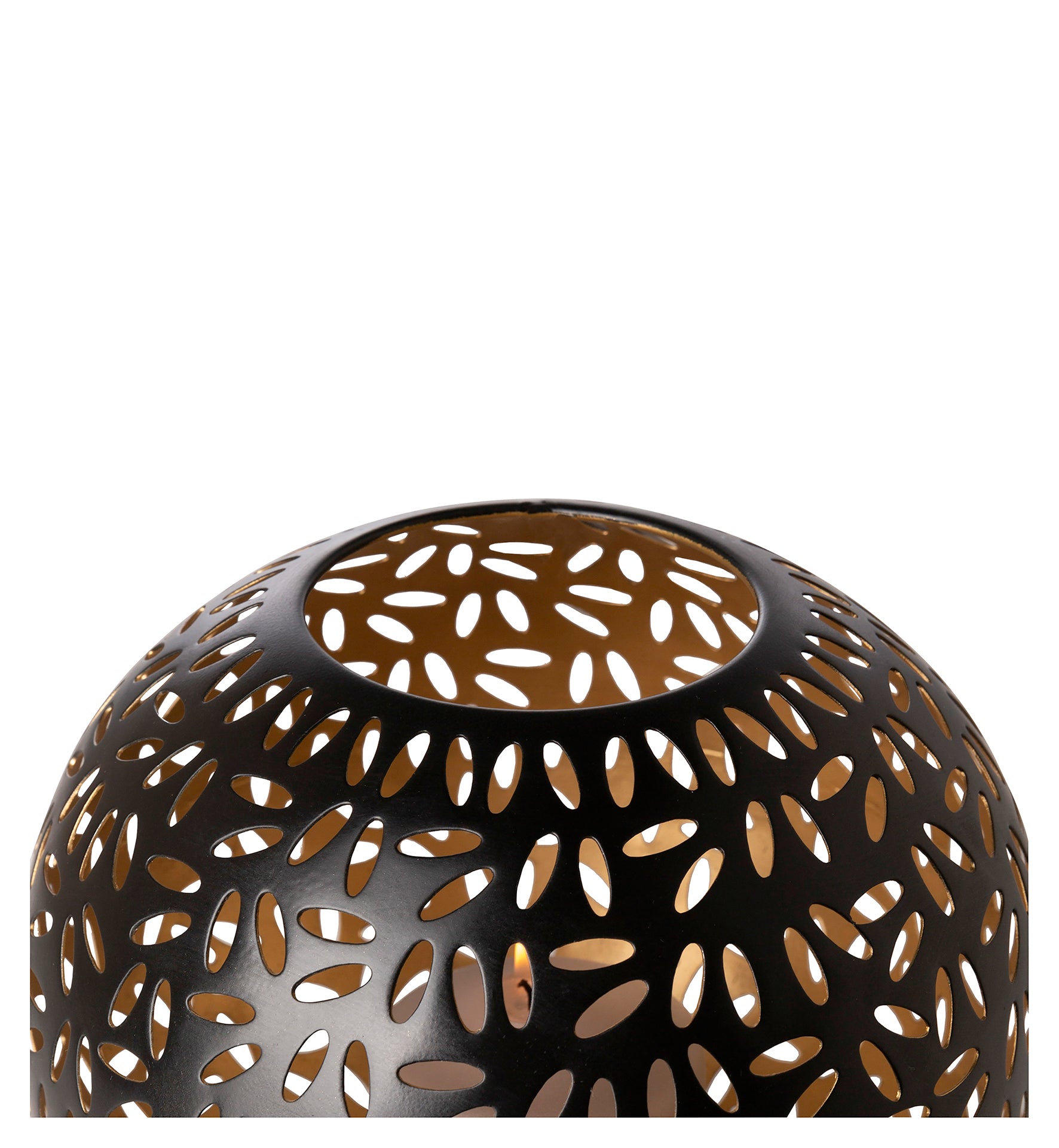 DARIA Windlicht schwarz