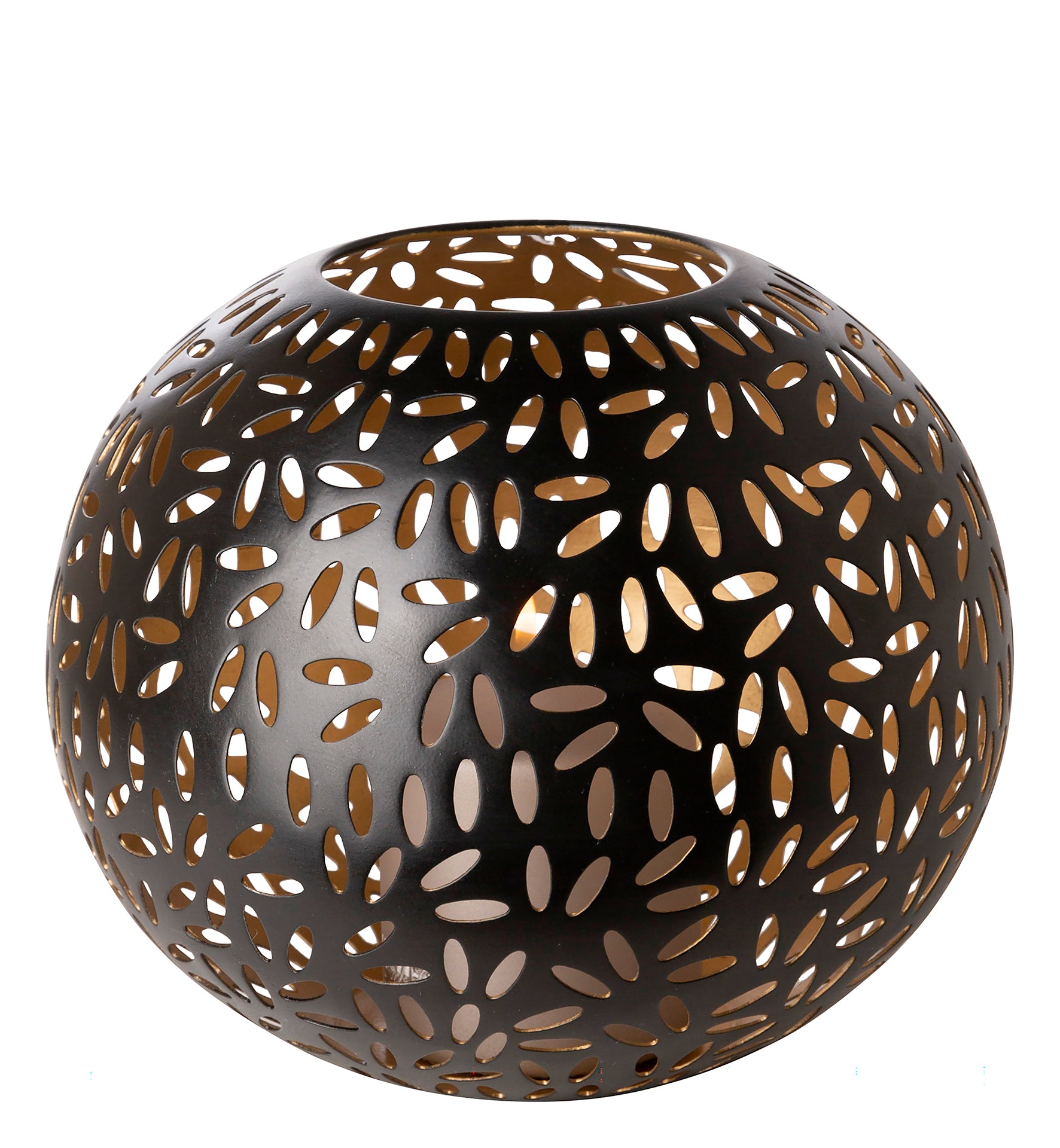 DARIA Windlicht schwarz