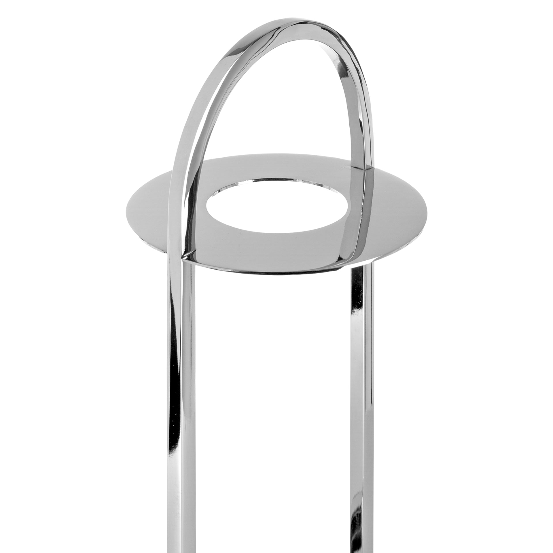 LAKIS Windlicht mit Glas silberfarben