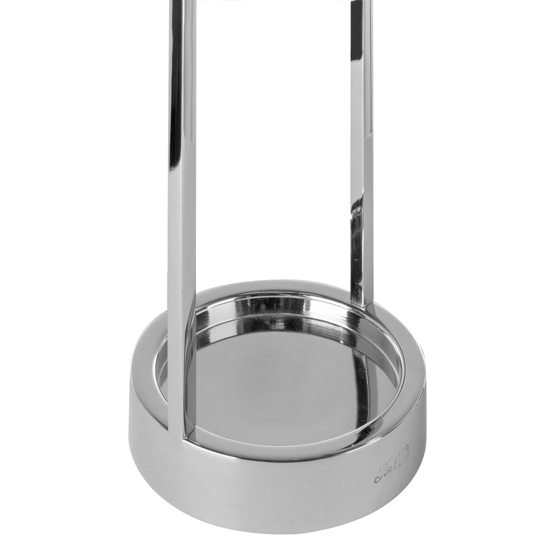 LAKIS Windlicht mit Glas silberfarben