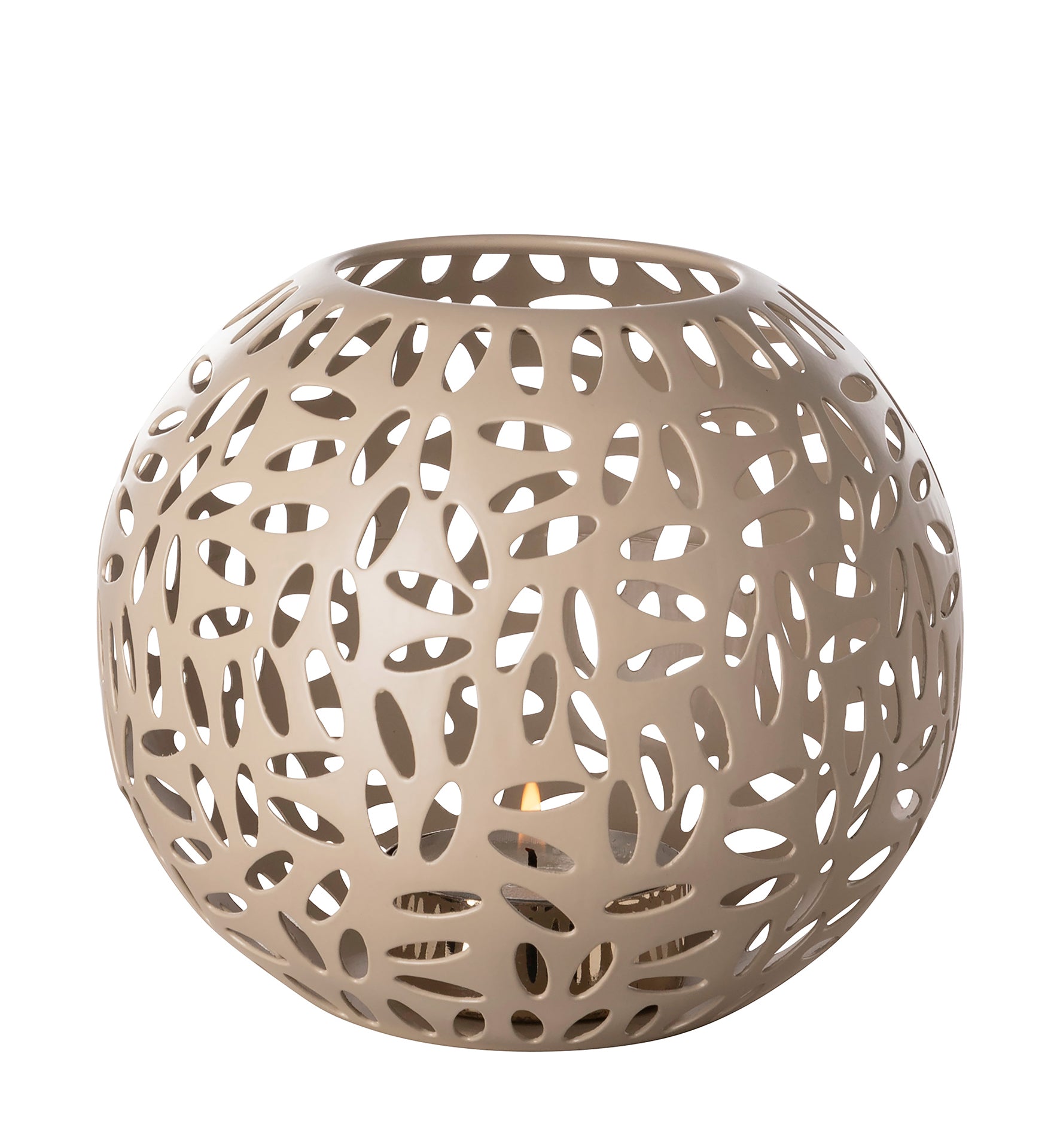 DARIA Windlicht taupe