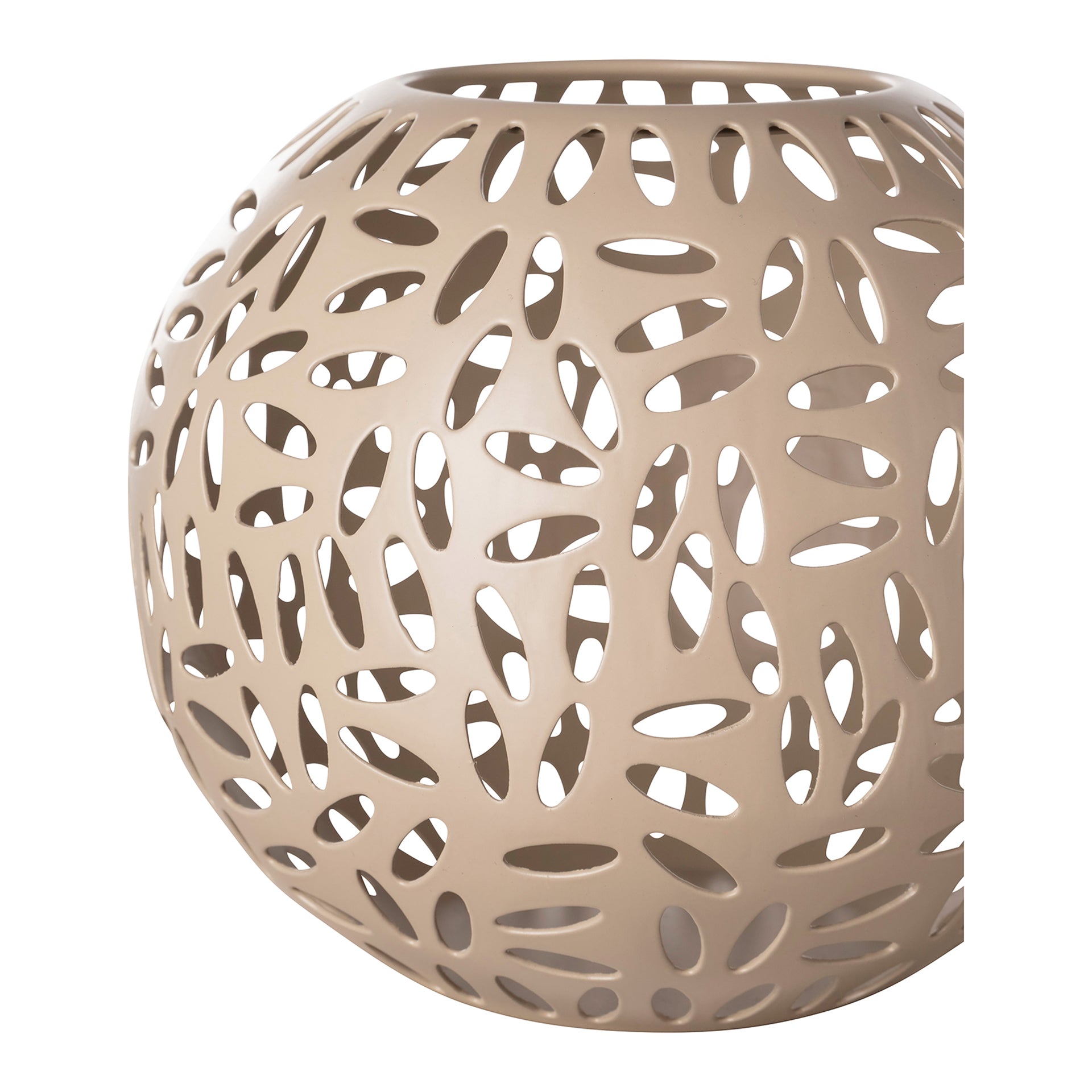 DARIA Windlicht taupe