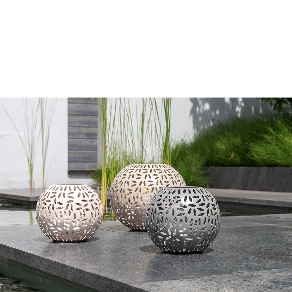 DARIA Windlicht taupe