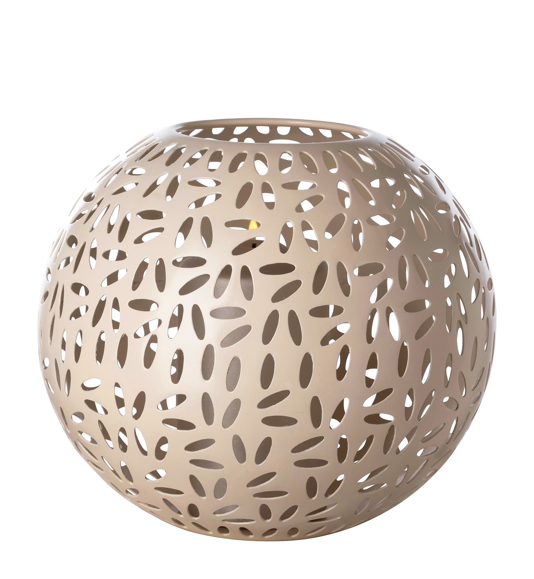 DARIA Windlicht taupe