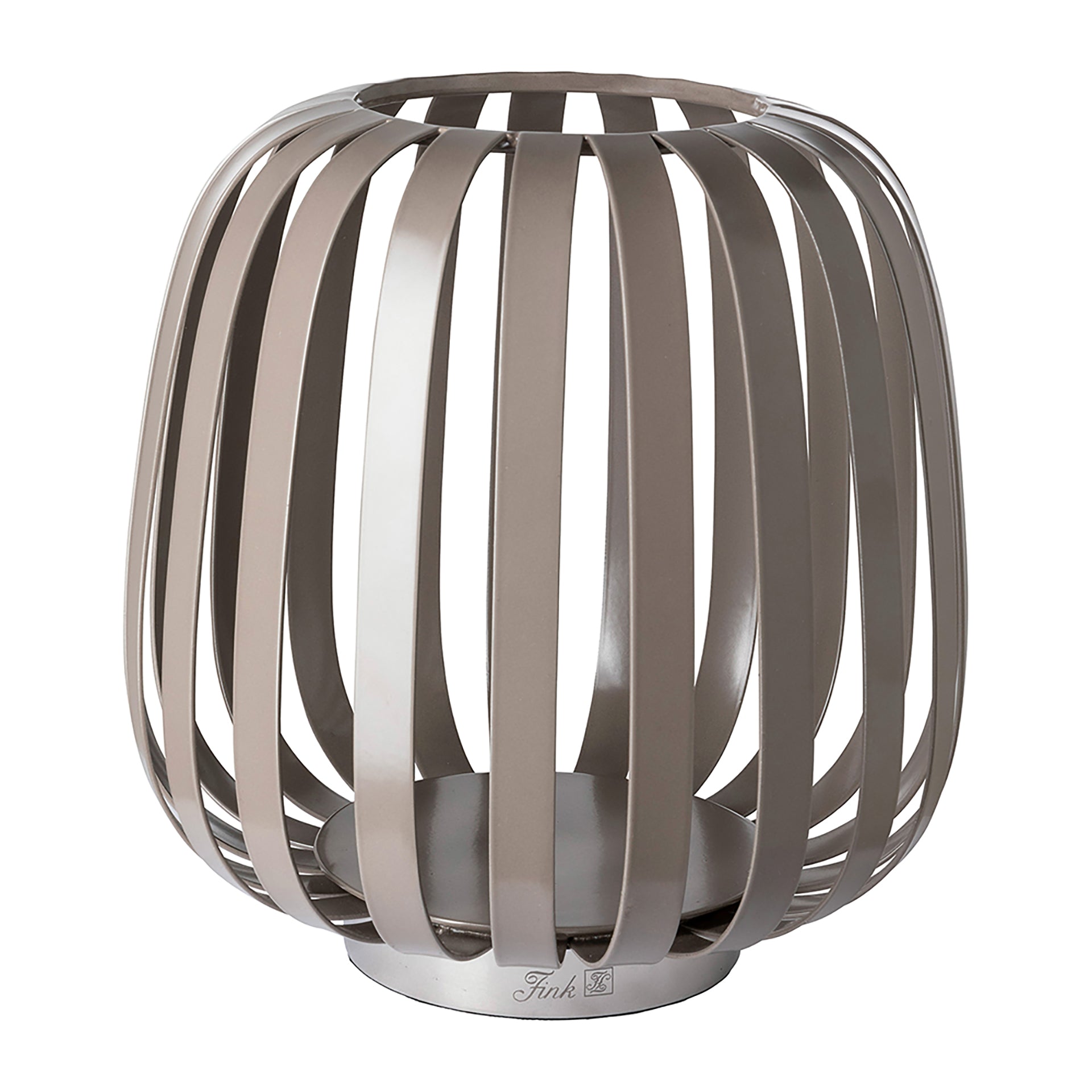 MAMBAIA Windlicht ohne Glas hellbraun