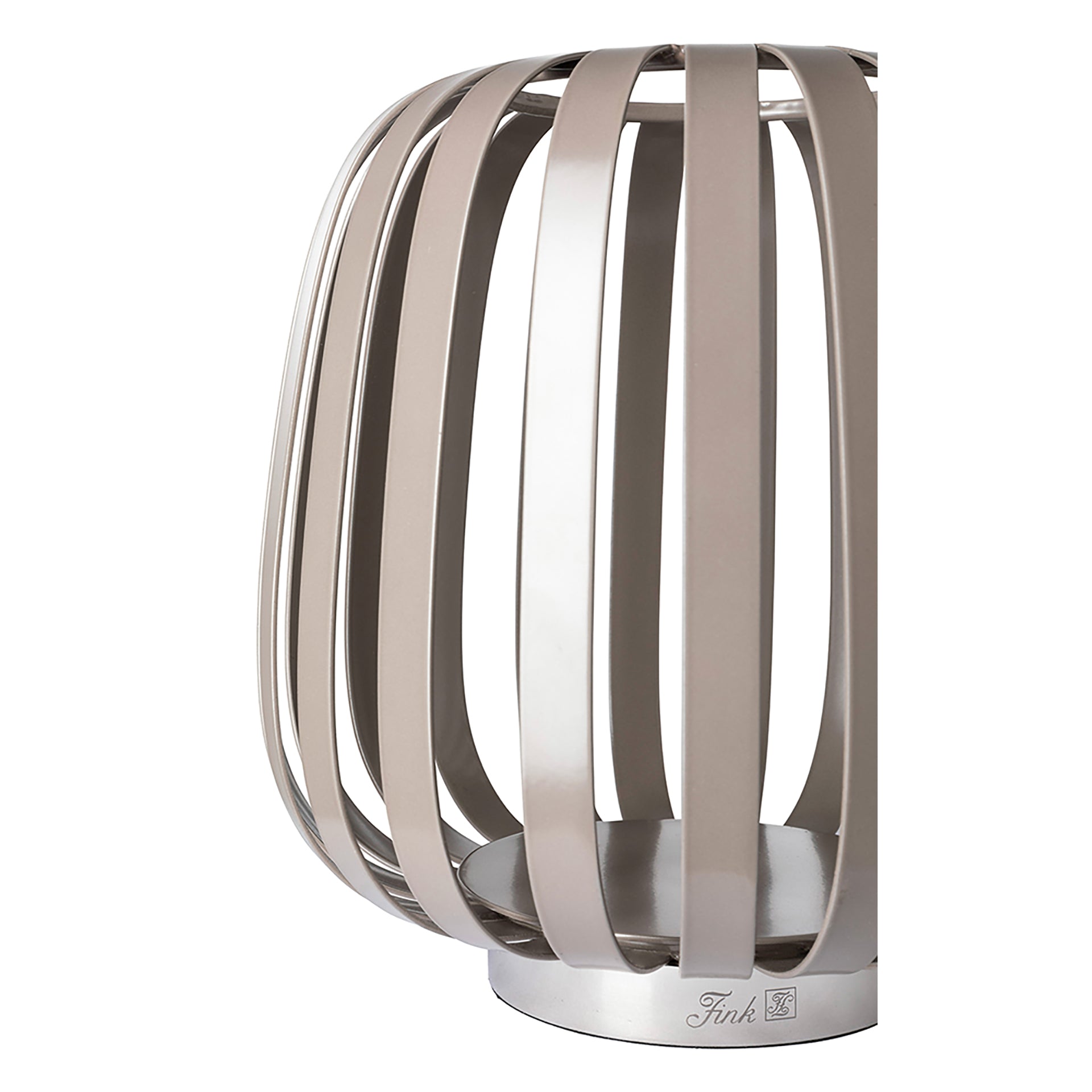 MAMBAIA Windlicht ohne Glas hellbraun