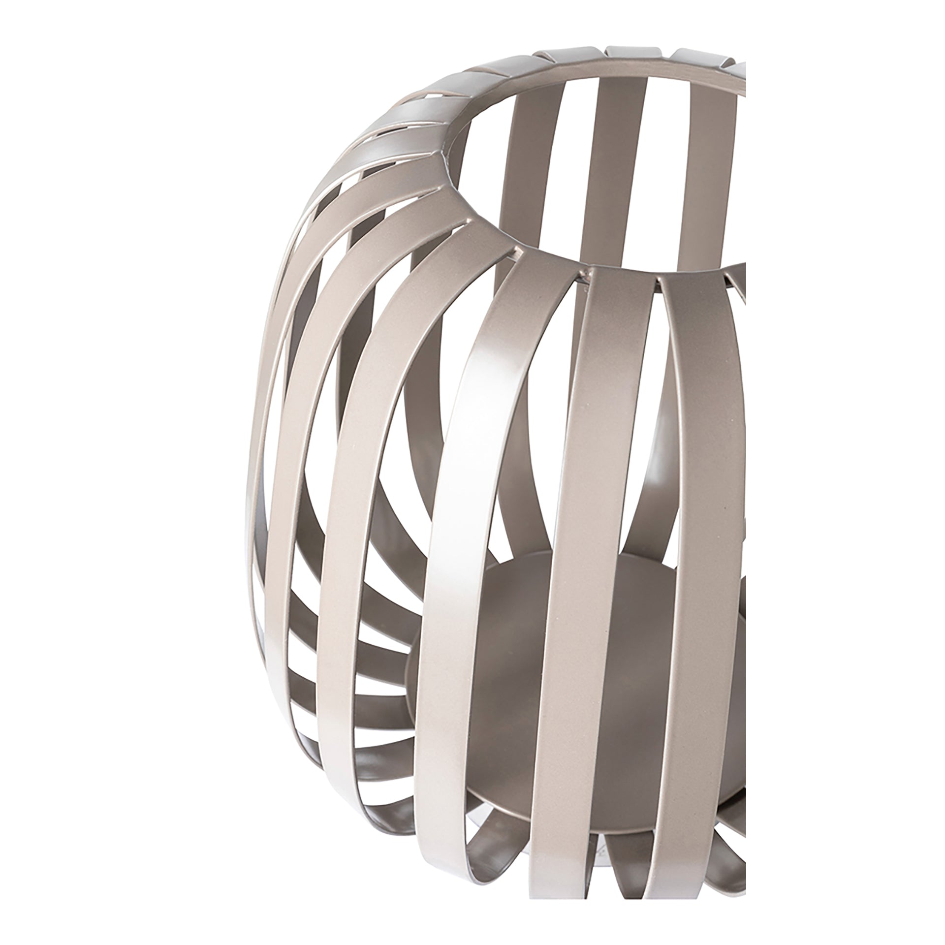 MAMBAIA Windlicht ohne Glas hellbraun