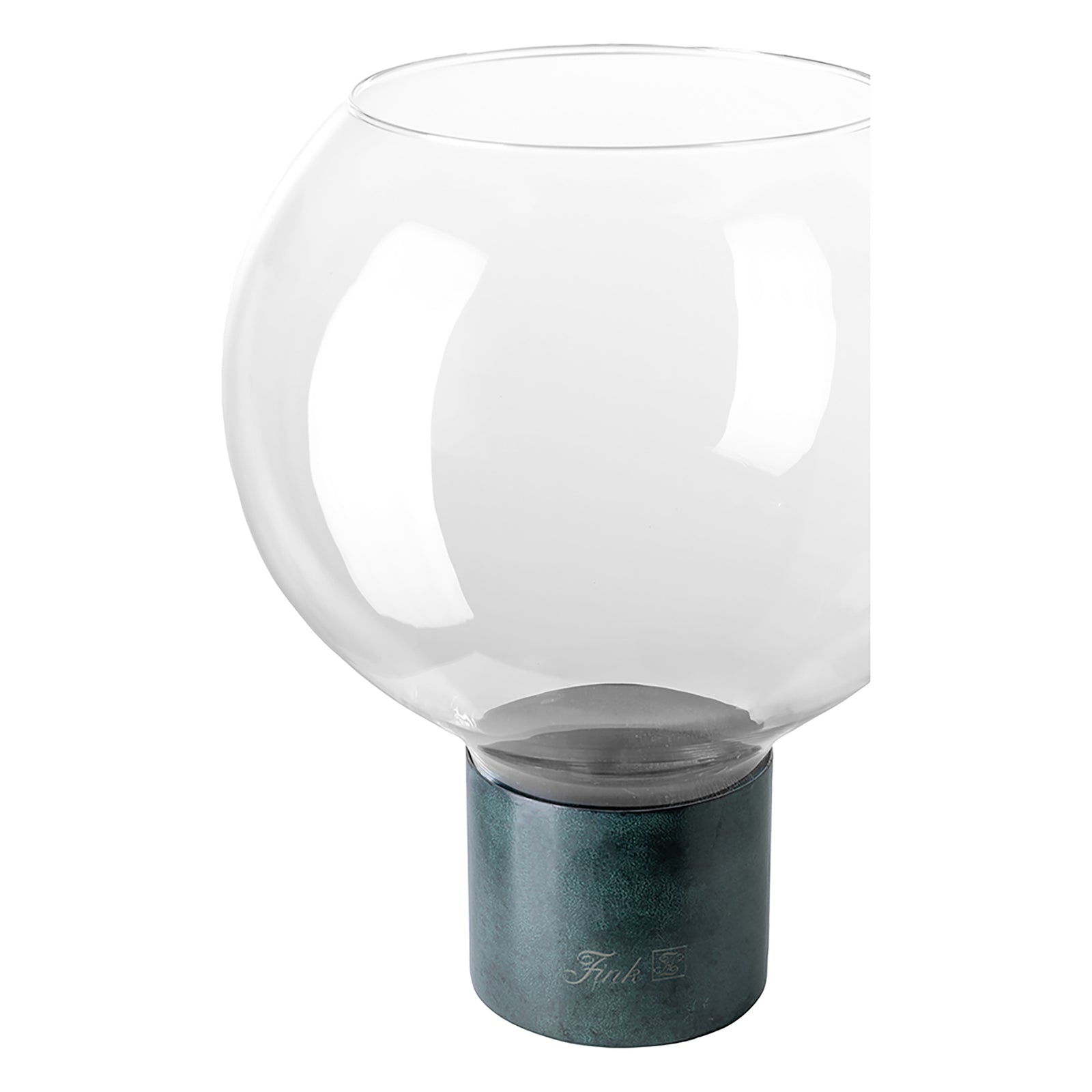 PEGO Windlicht mit Glas blau-grün