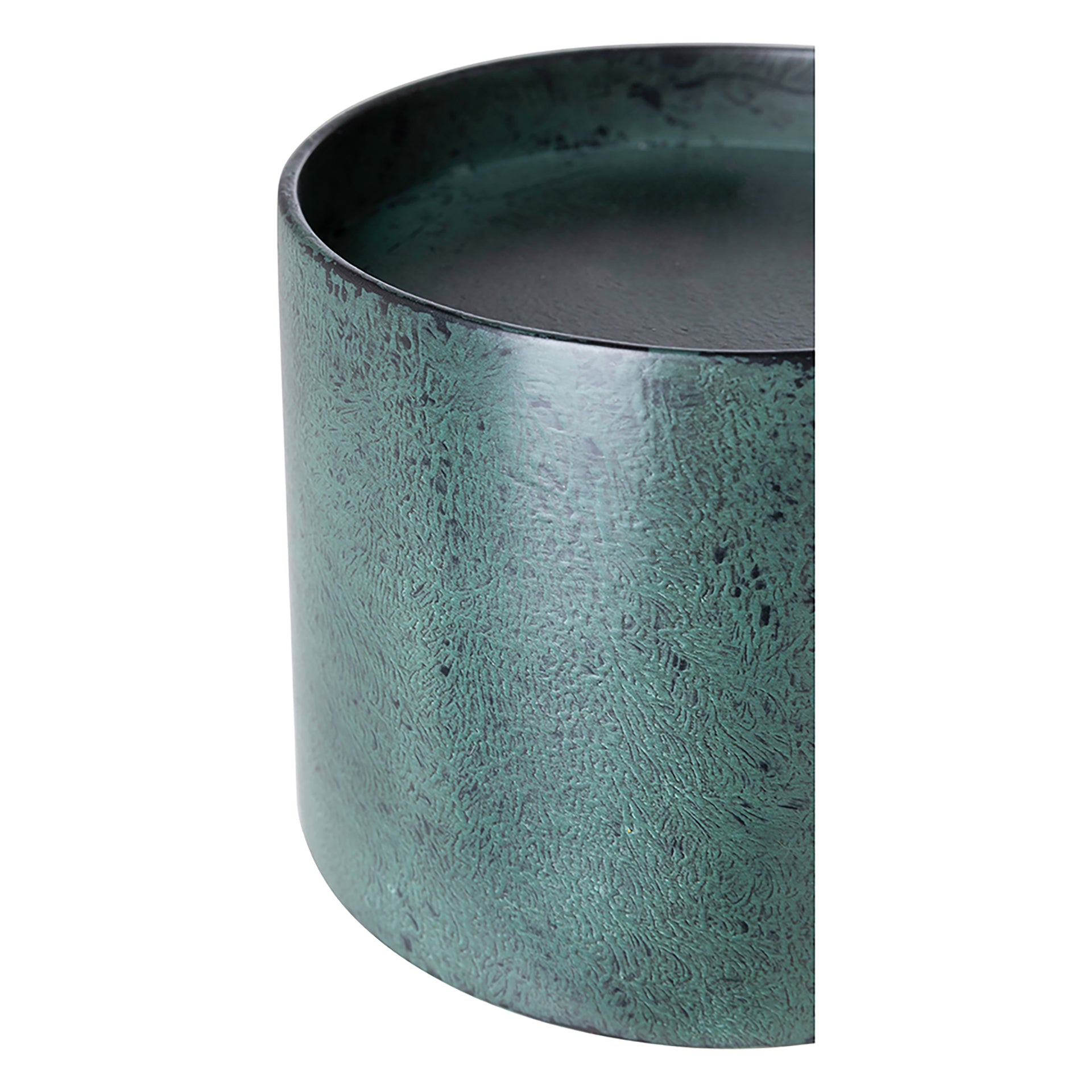 LUMIDA Windlichtfuß, ohne Glas blau-grün