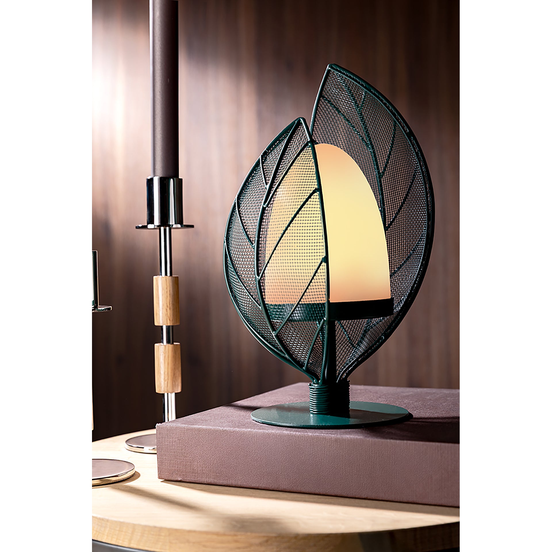 VITANA Windlicht dunkelgrün