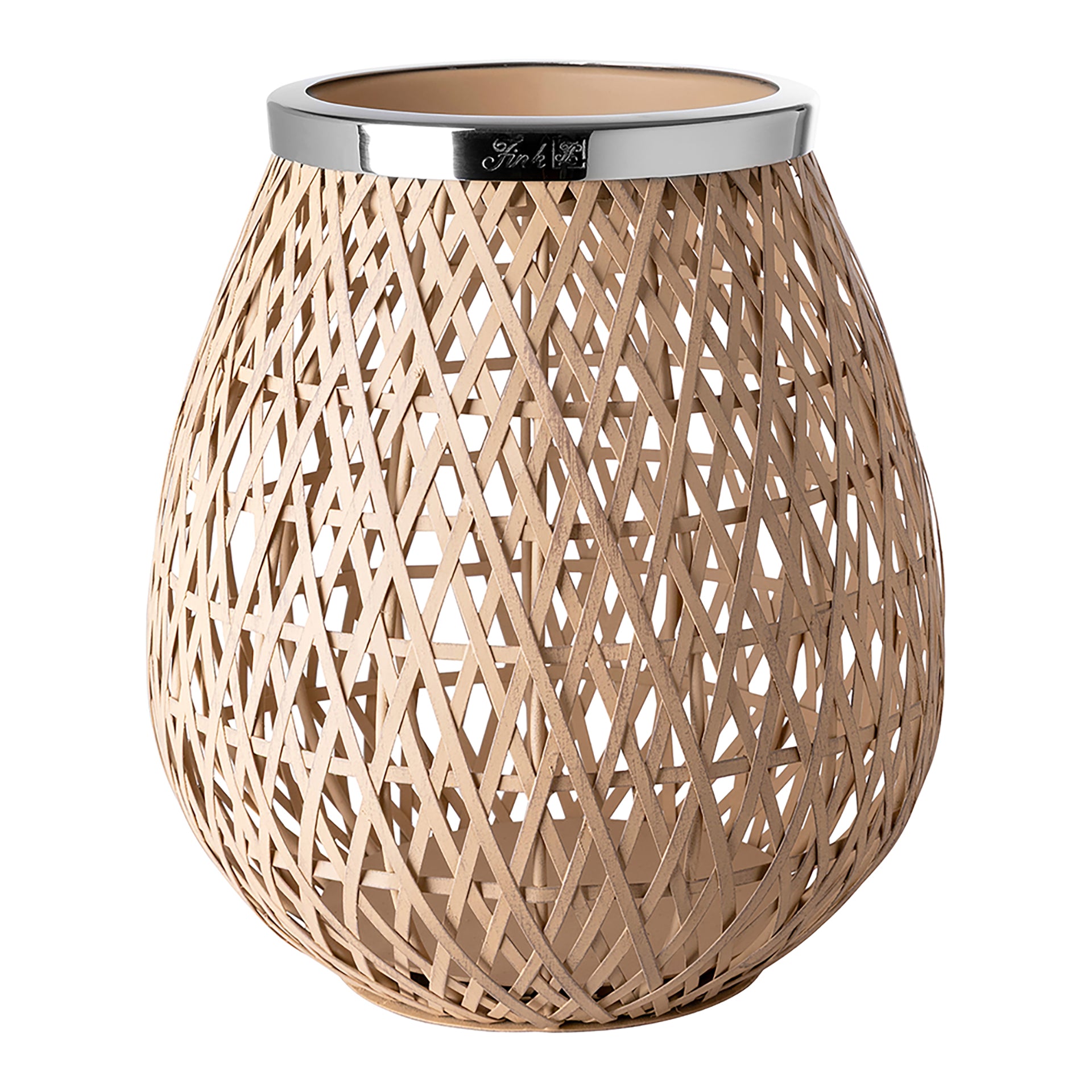 SHONA Windlicht ohne Glas natur