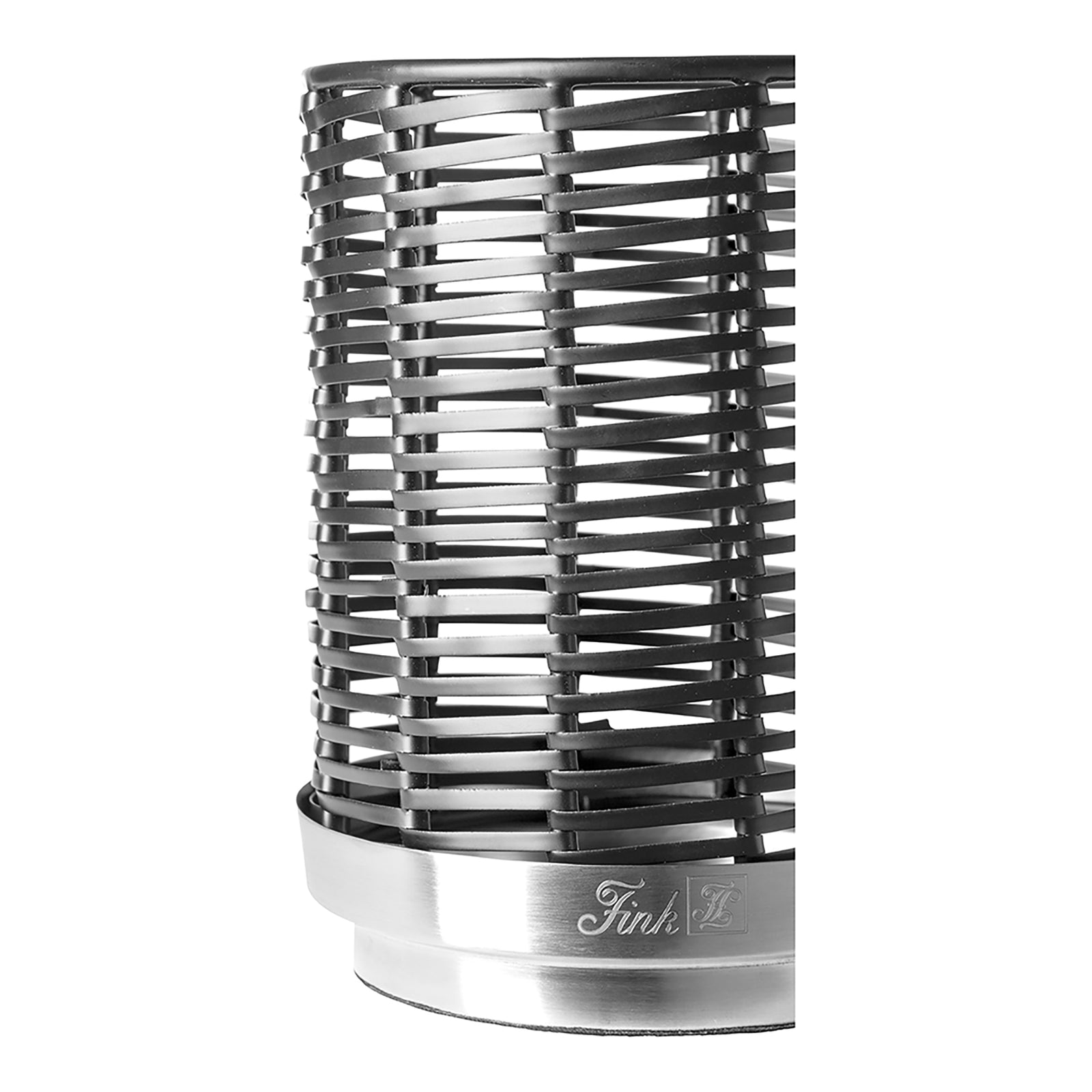 FLAVIO Windlicht ohne Glas silberfarben