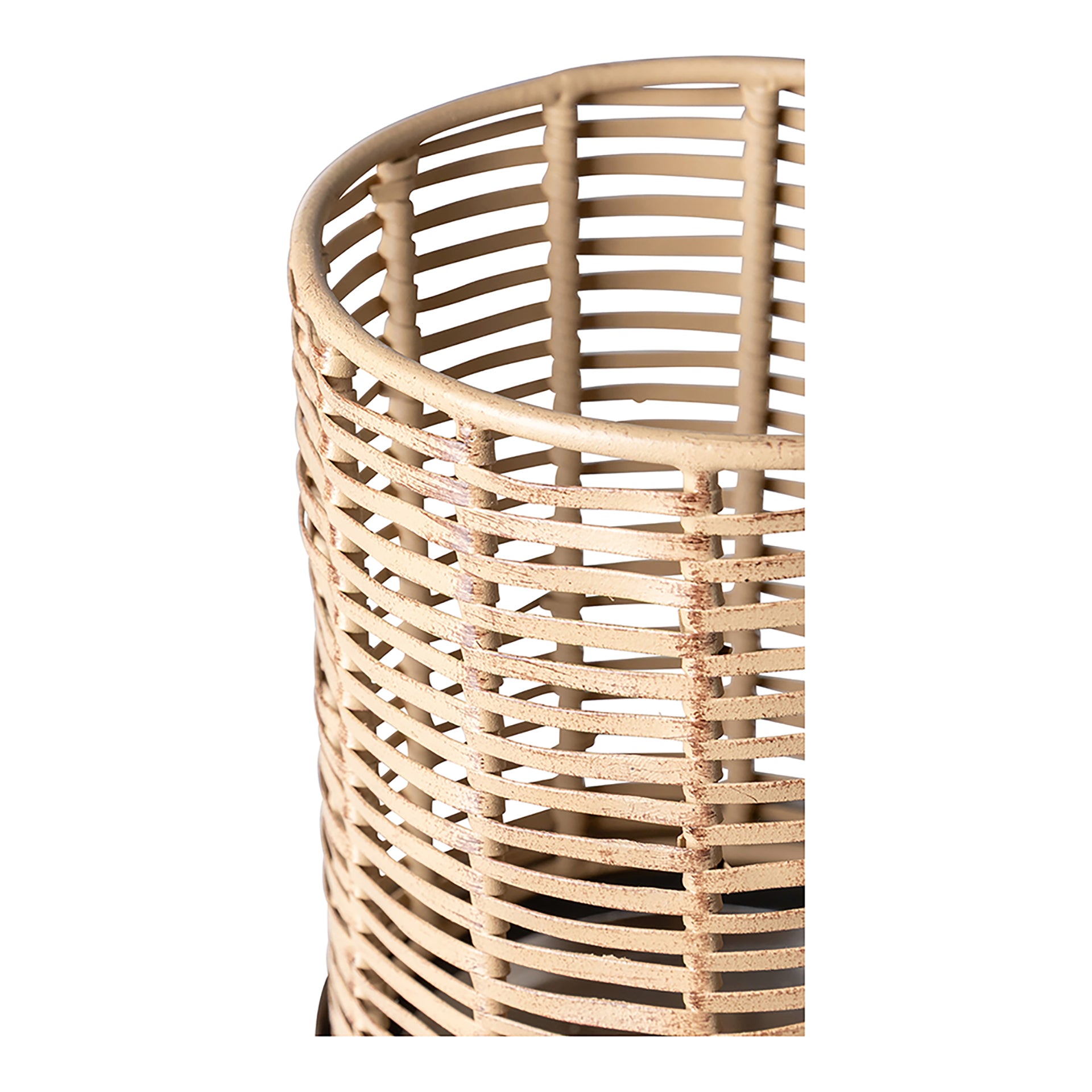 FLAVIO Windlicht ohne Glas natur