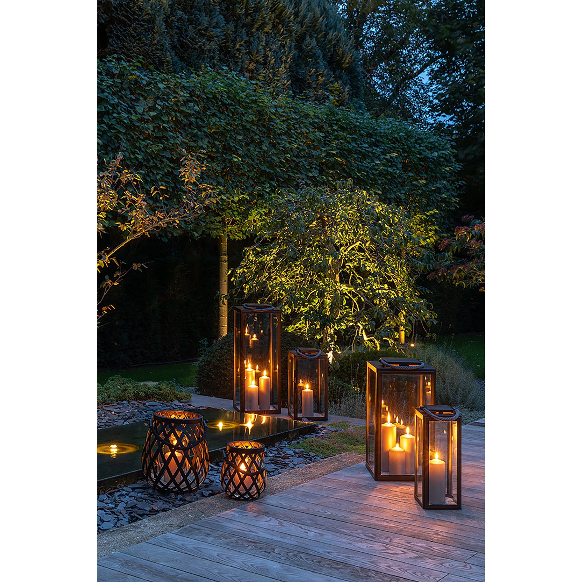 OTIS Laterne schwarz