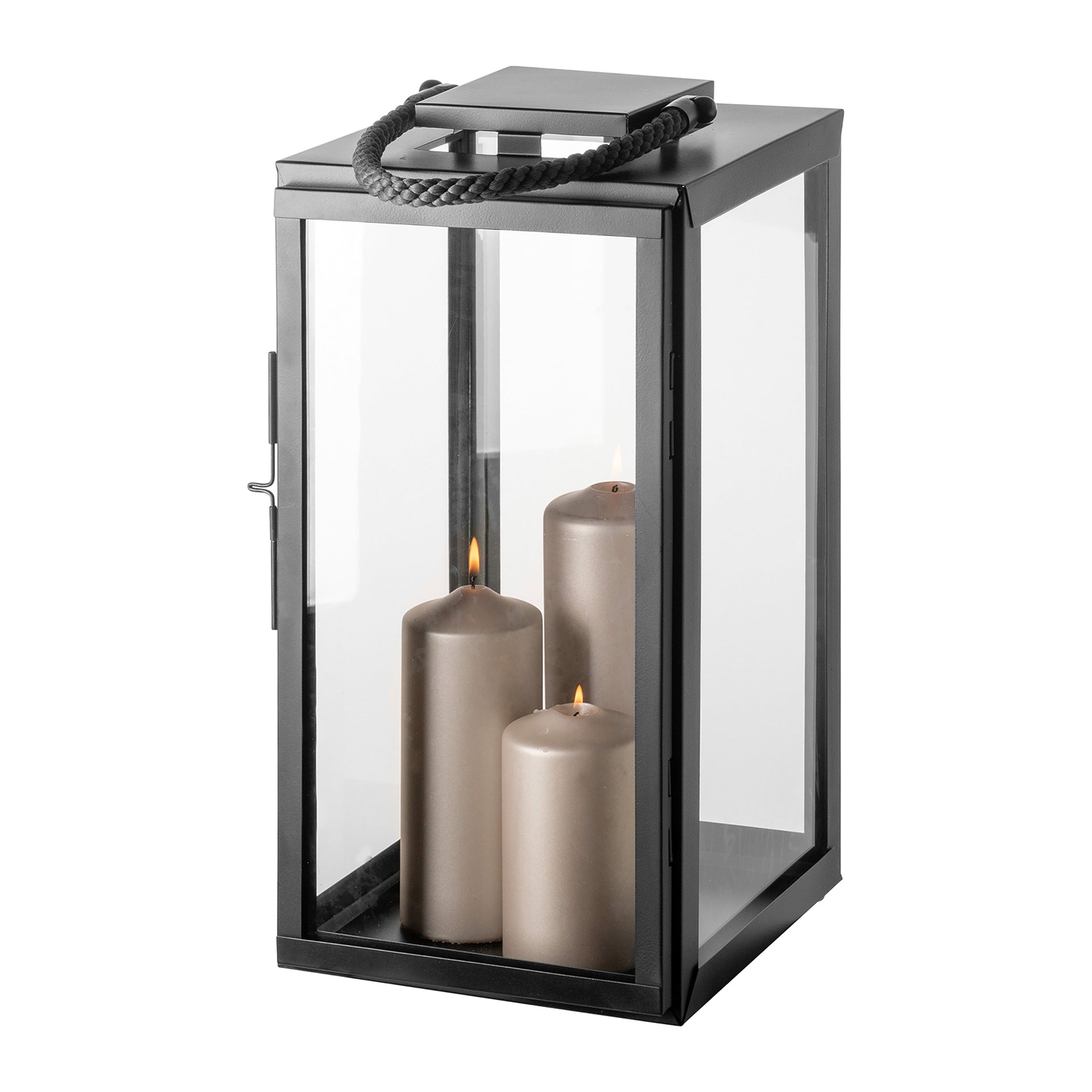 SEVILLA Laterne schwarz