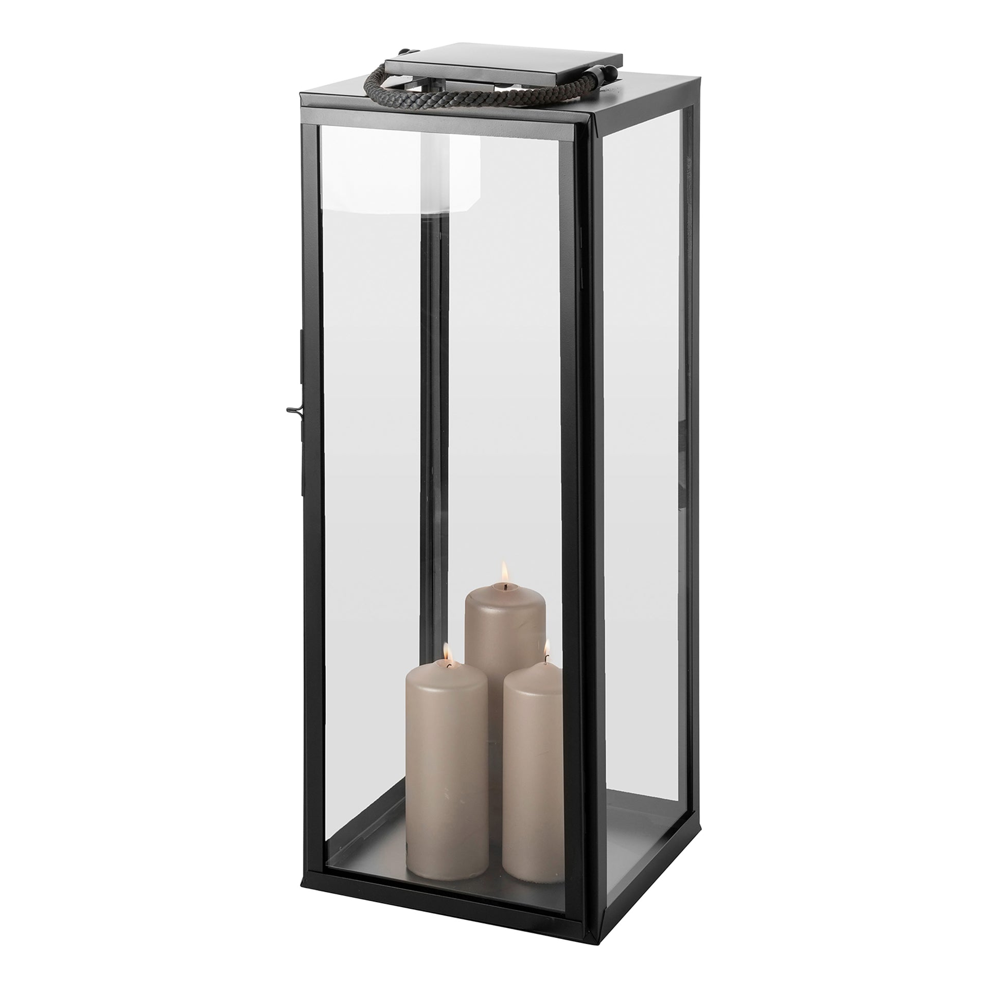 SEVILLA Laterne schwarz