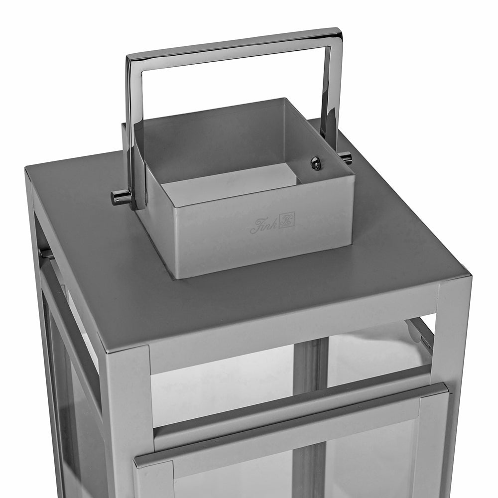 KENIA Laterne hellgrau