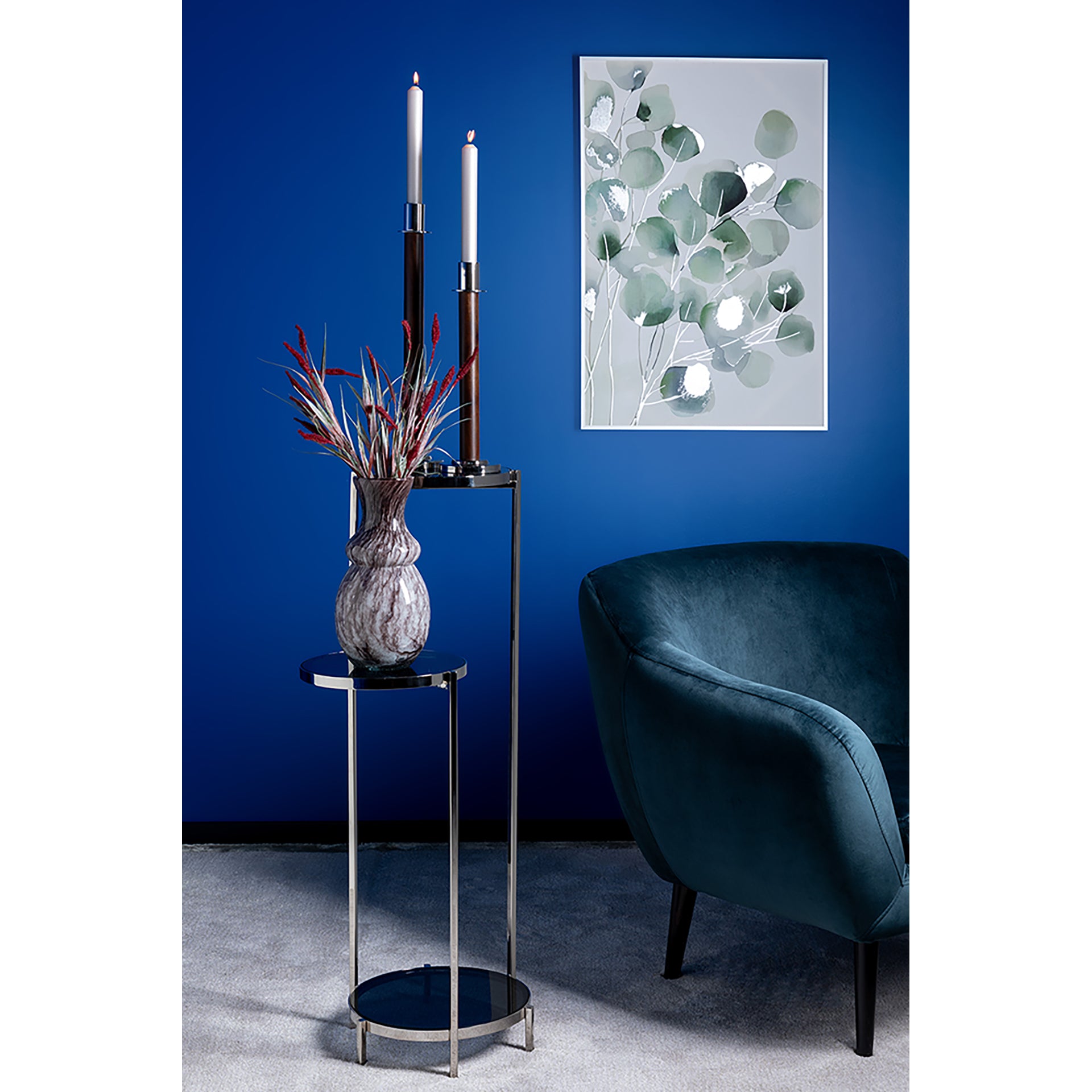 ISARA Säule silberfarben