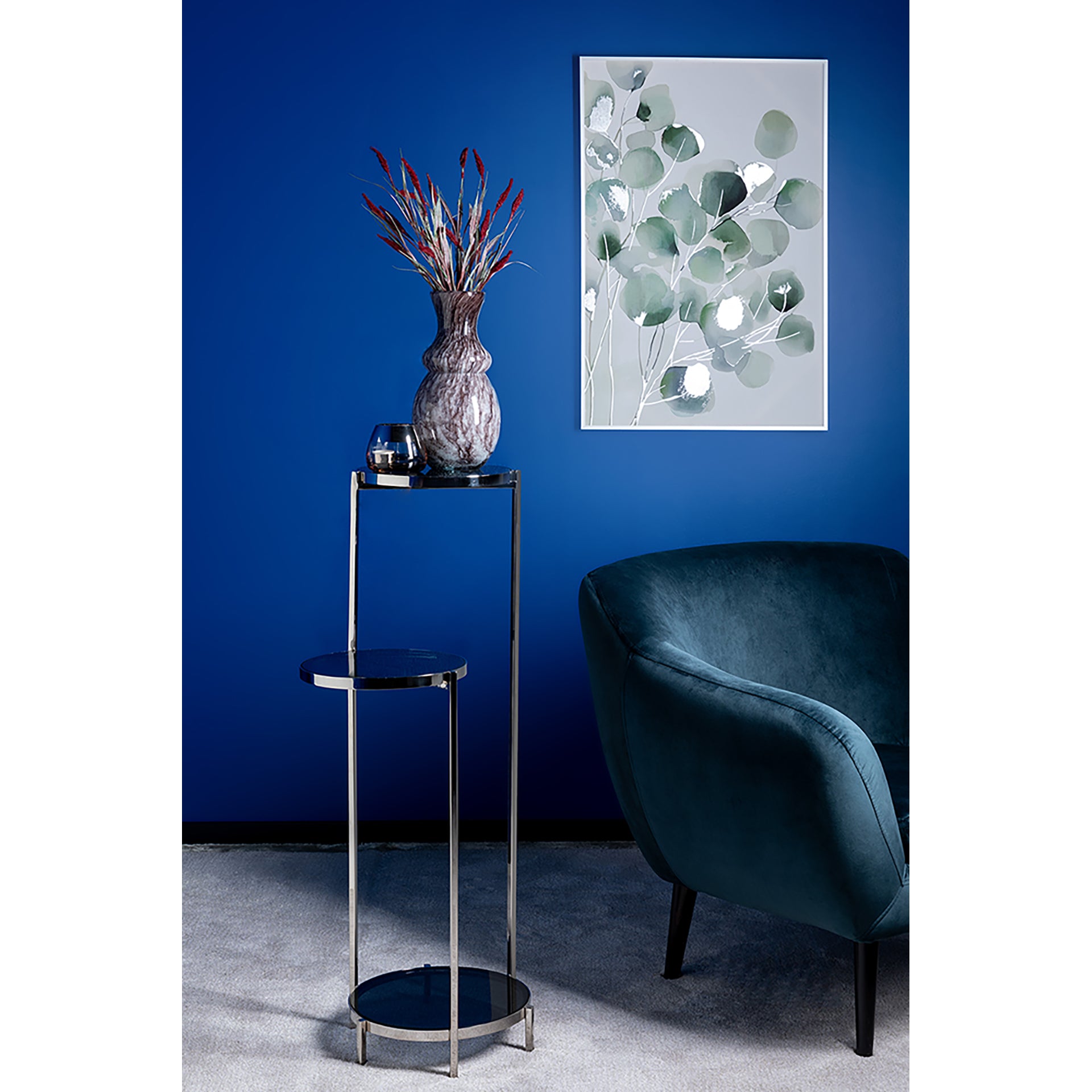 ISARA Säule silberfarben