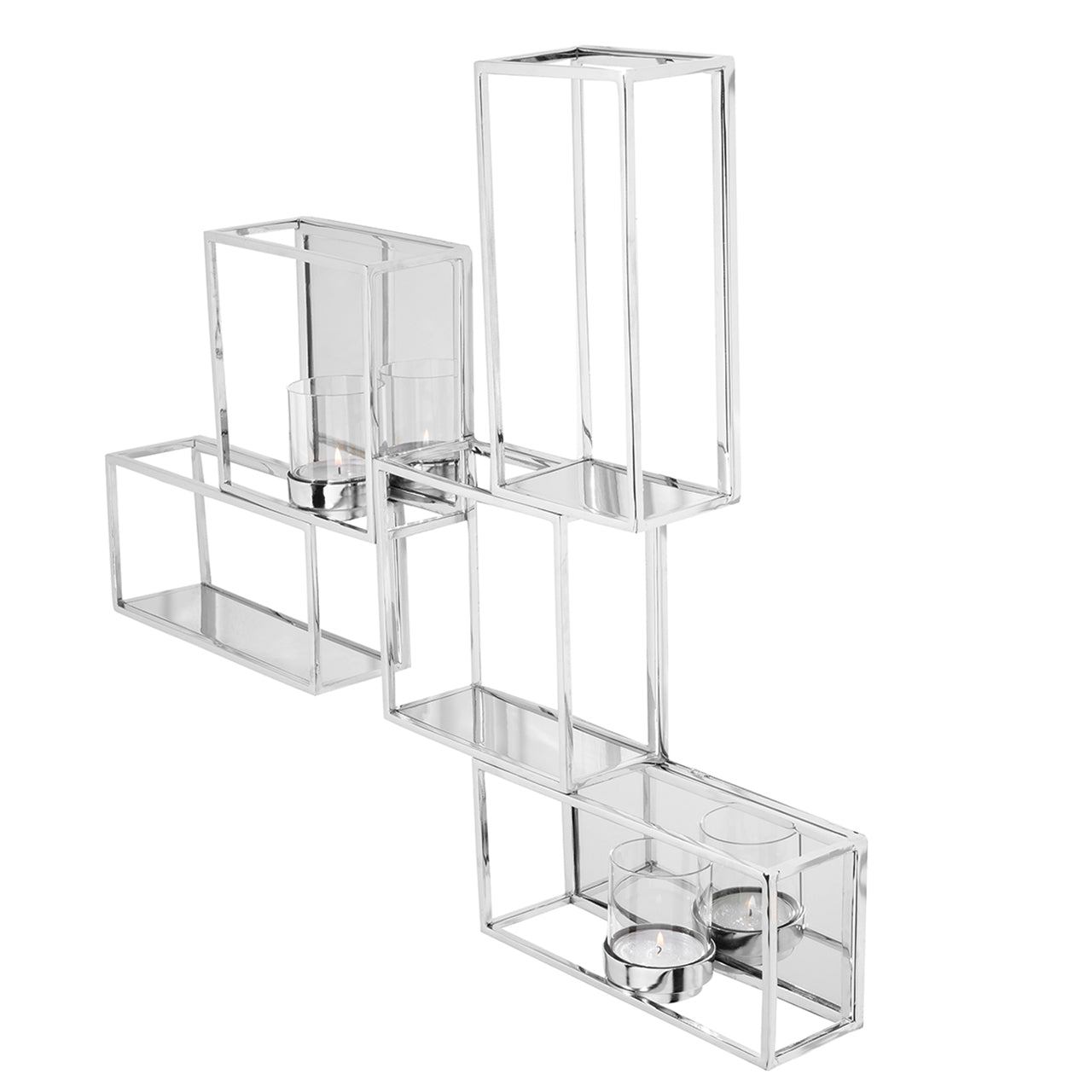 TRAVITA Wanddekoration silberfarben