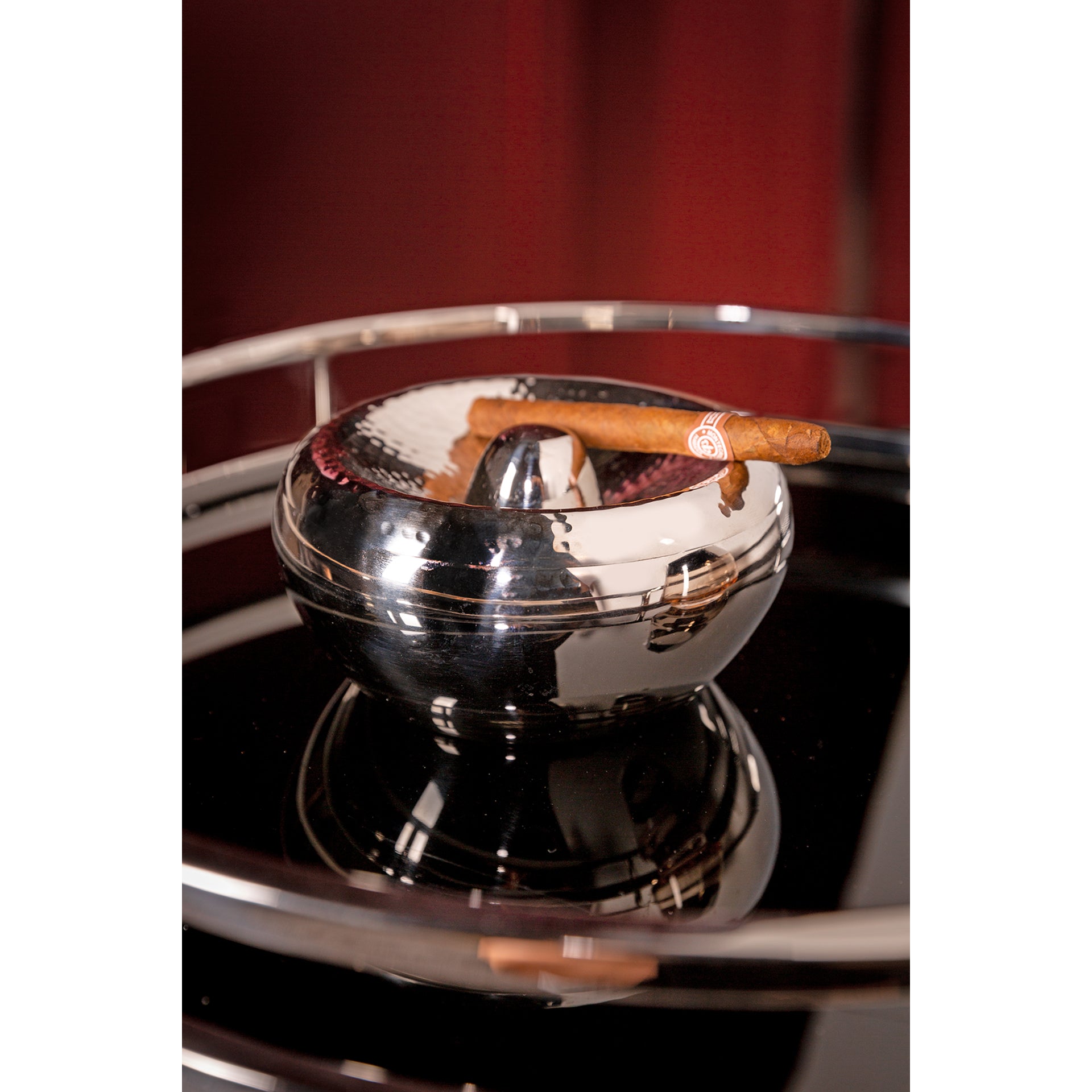 APOLLO Aschenbecher silberfarben