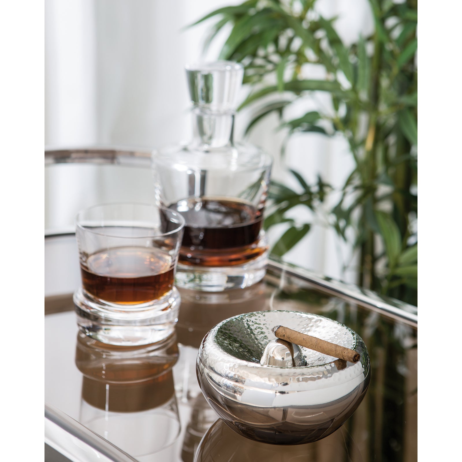 APOLLO Aschenbecher silberfarben