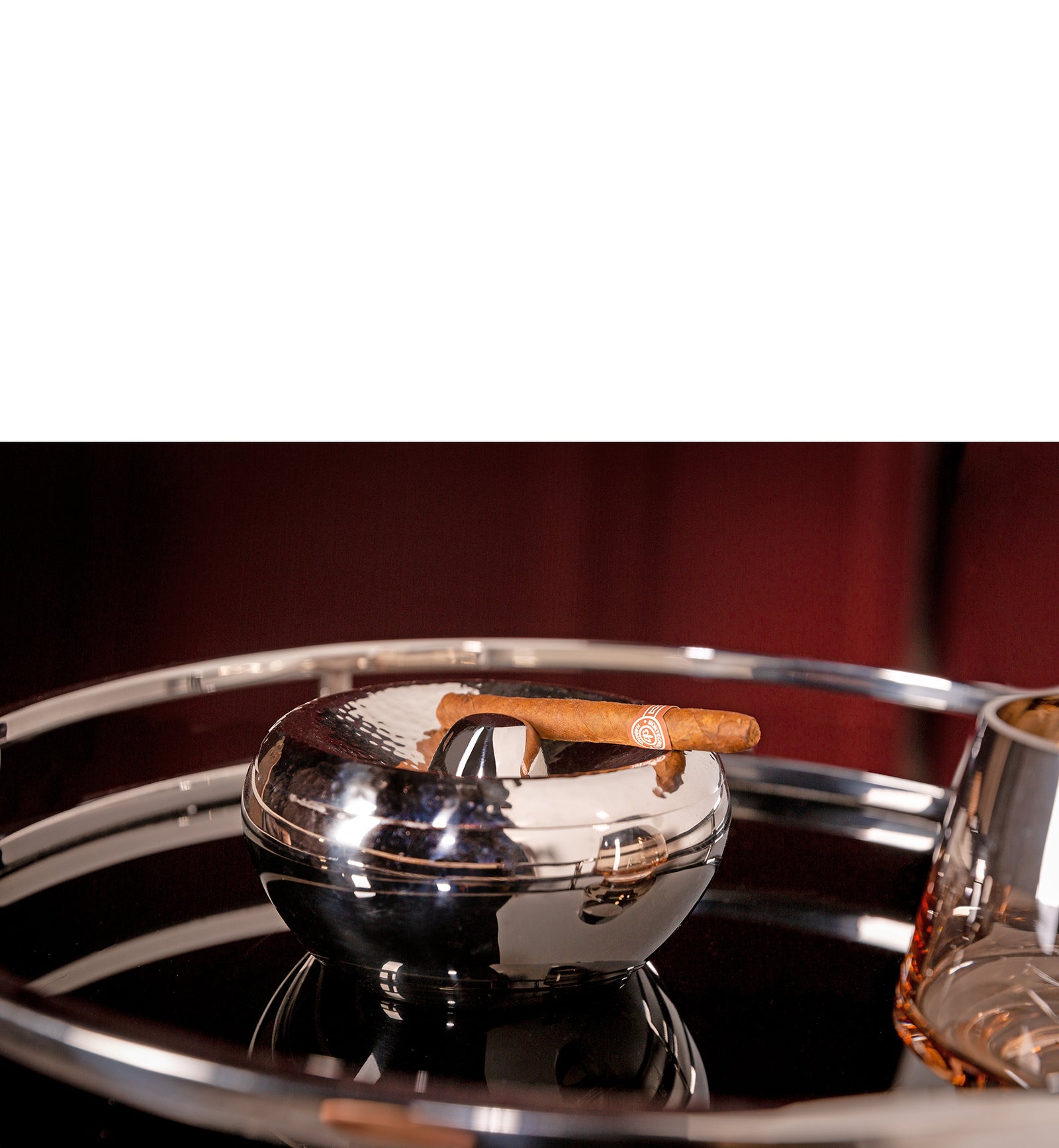 APOLLO Aschenbecher silberfarben