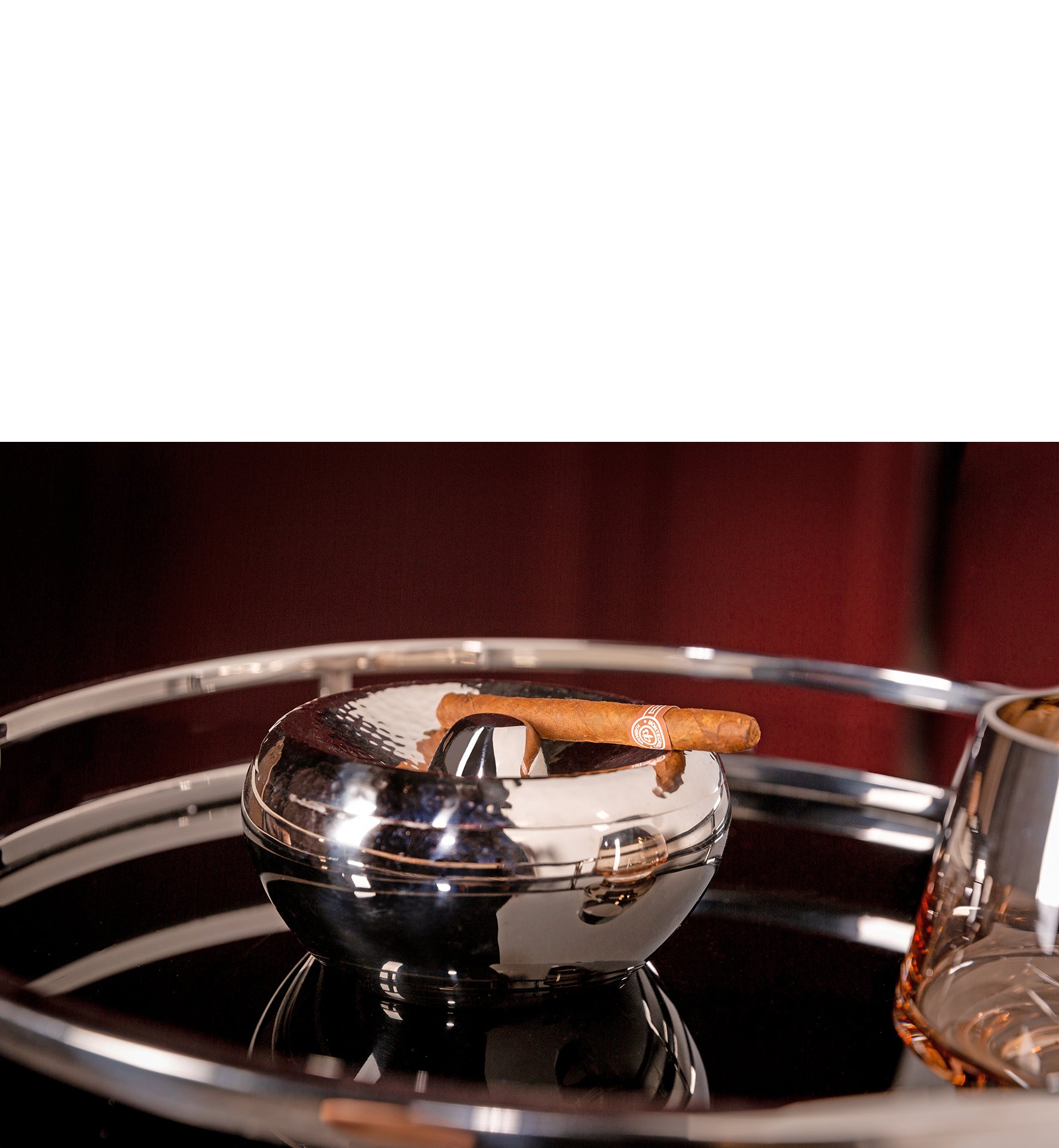 APOLLO Aschenbecher silberfarben