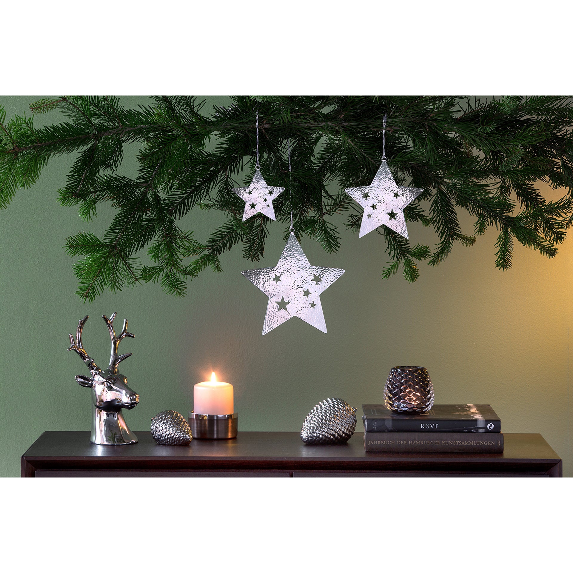 CARINA Anhänger silberfarben