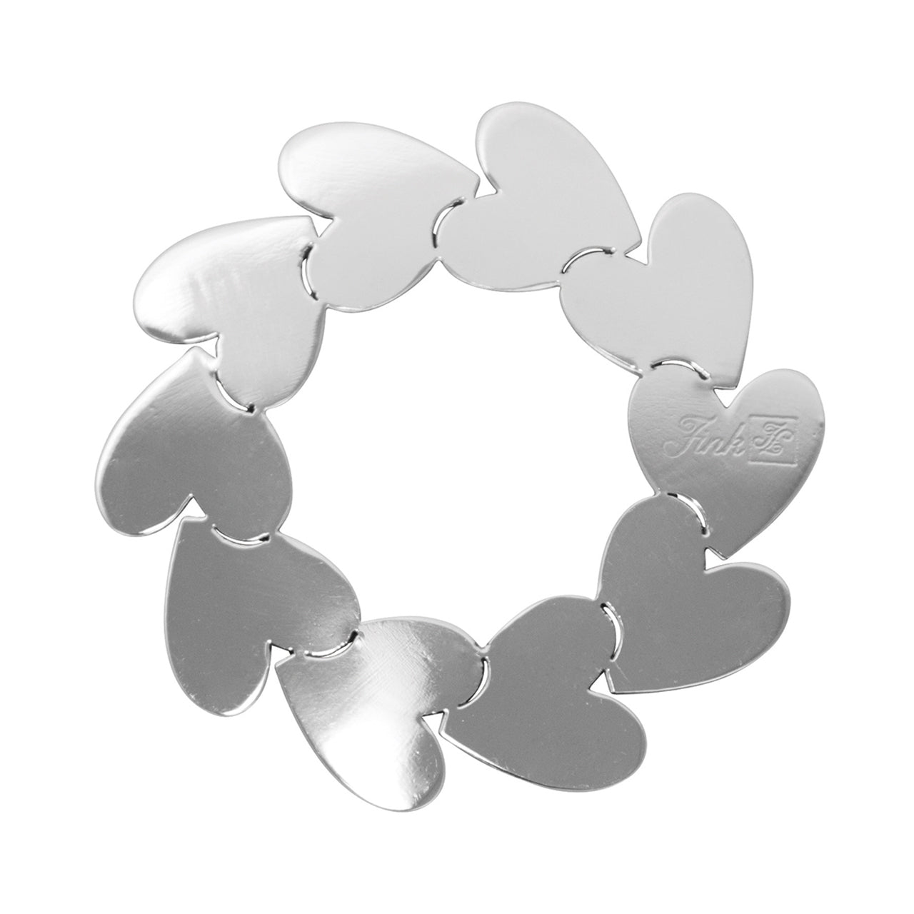 MAGIC Deko Anhänger Herz silberfarben