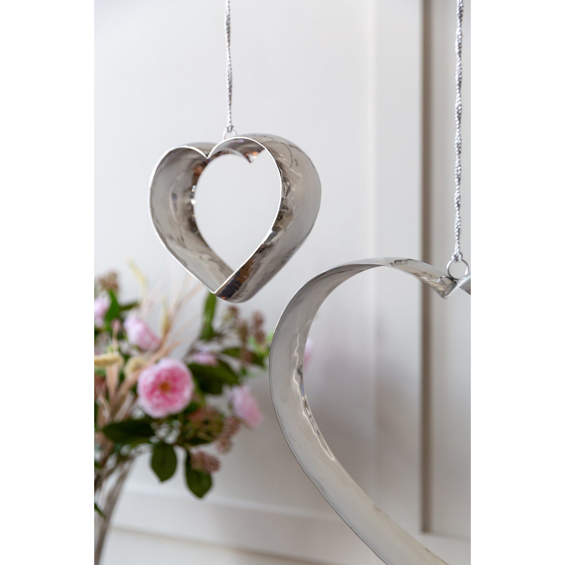 ANYA Deko Herz silberfarben