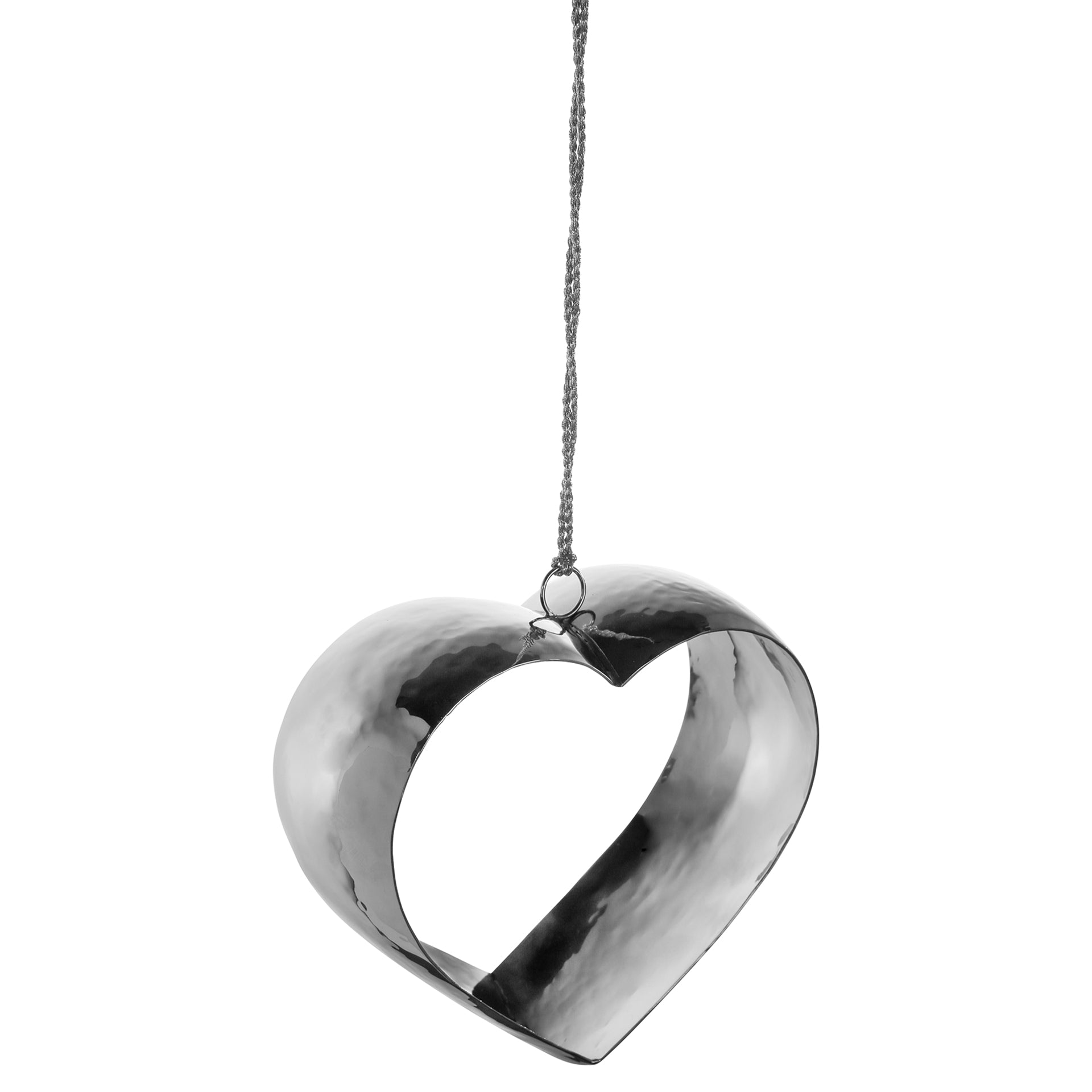 ANYA Deko Herz silberfarben