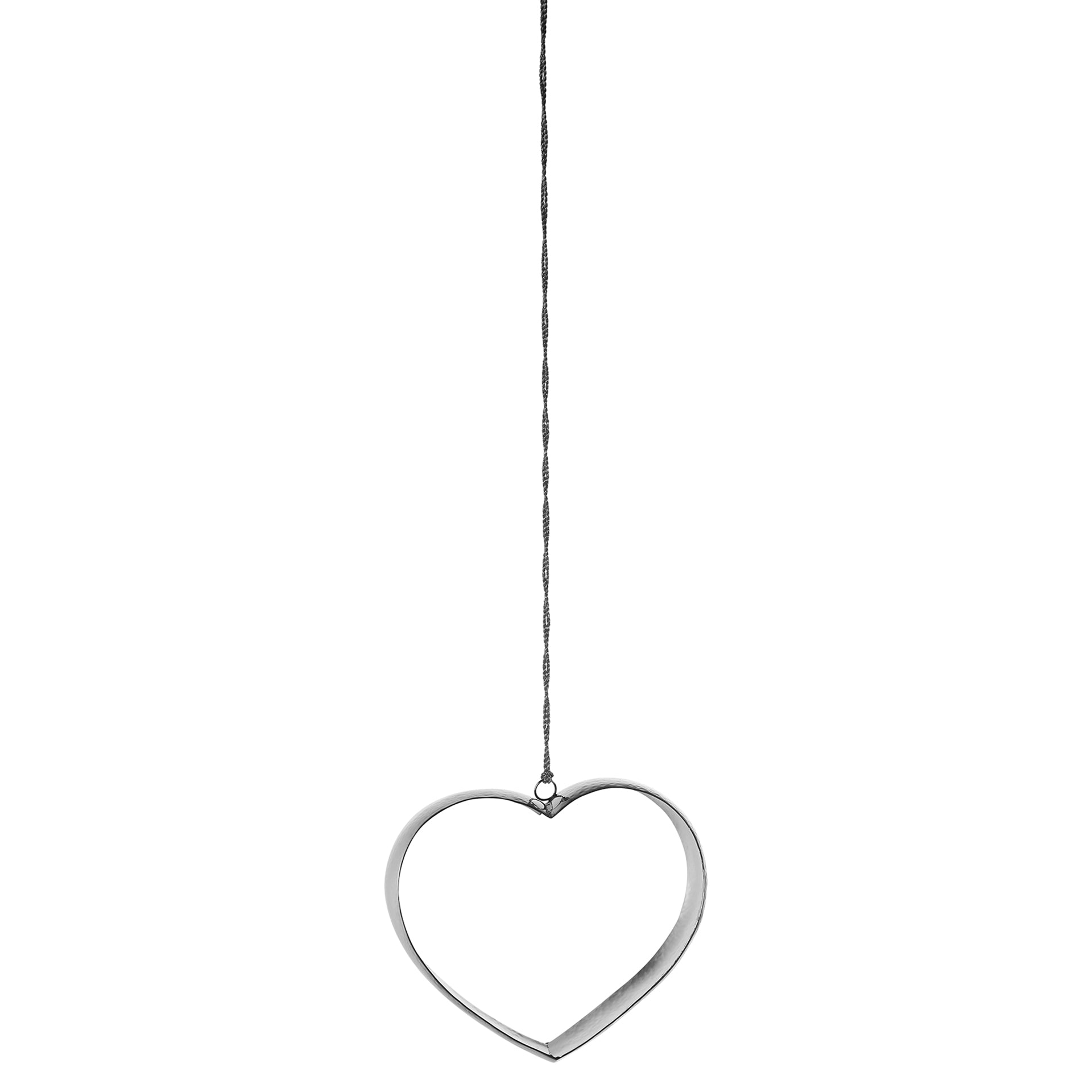 ANYA Deko Herz silberfarben