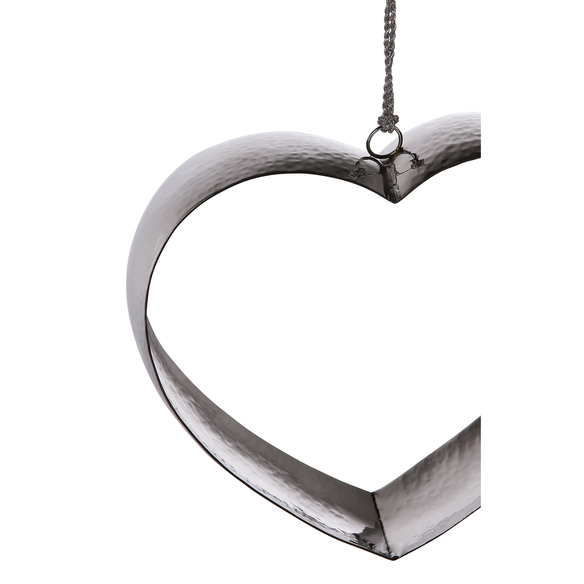 ANYA Deko Herz silberfarben