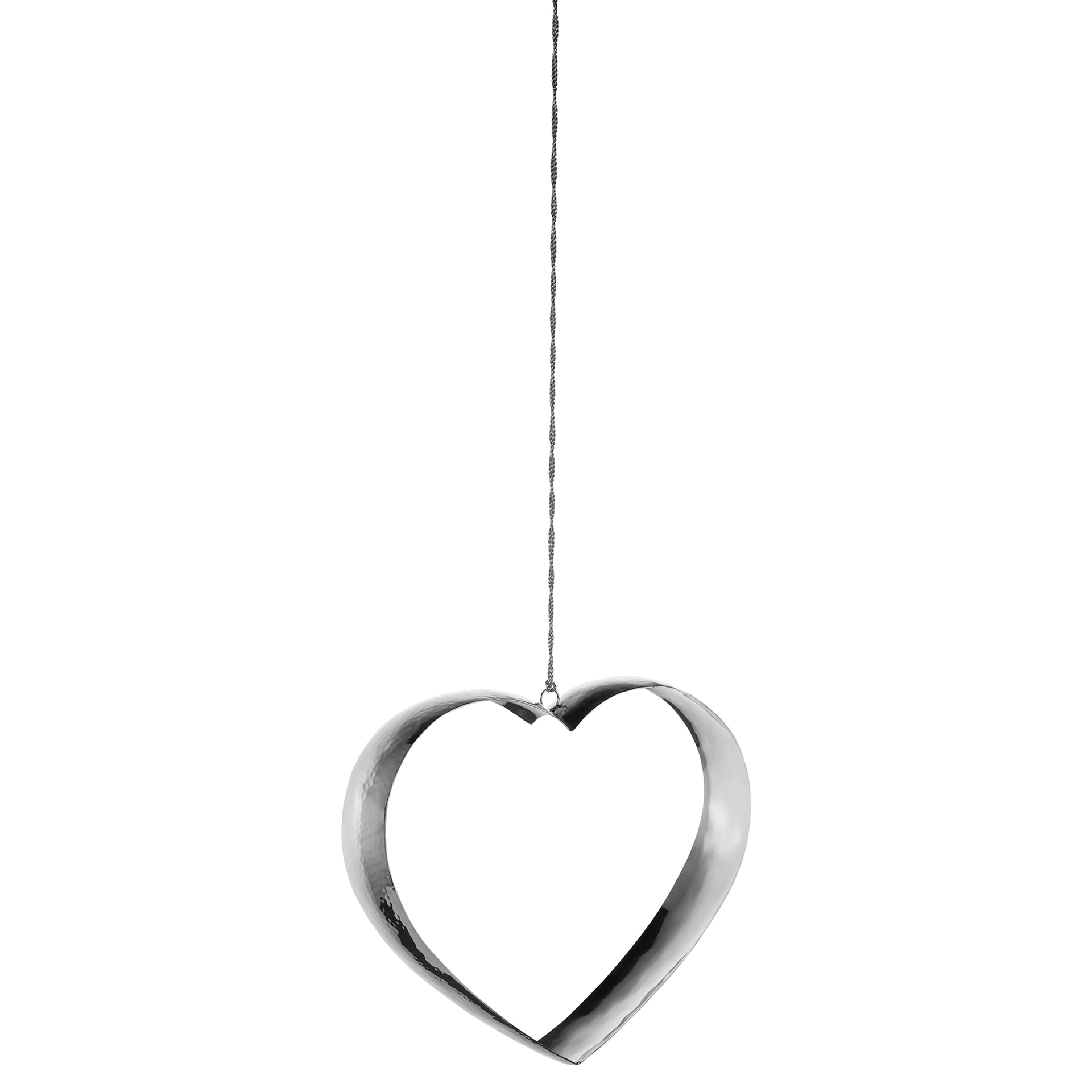 ANYA Deko Herz silberfarben