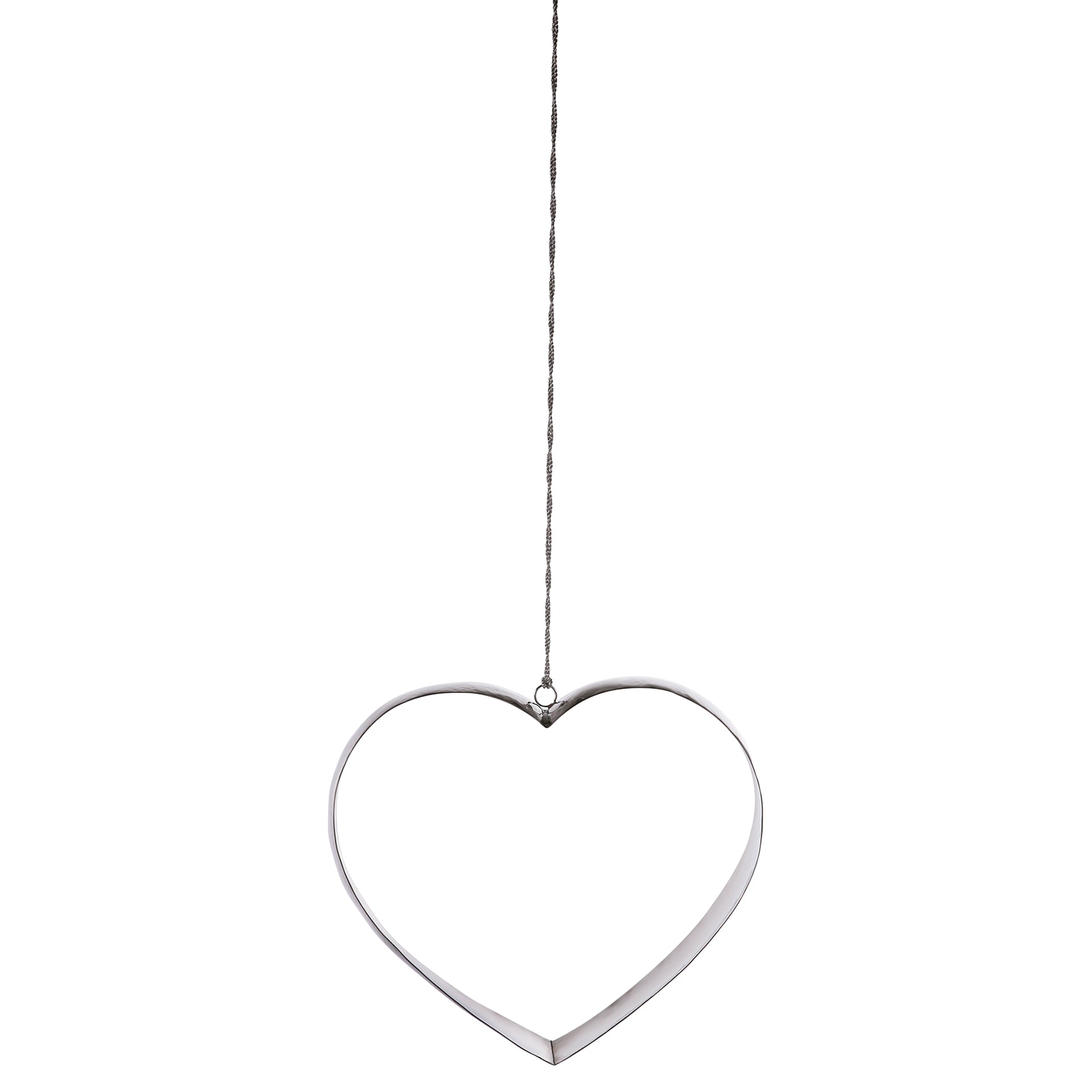 ANYA Deko Herz silberfarben