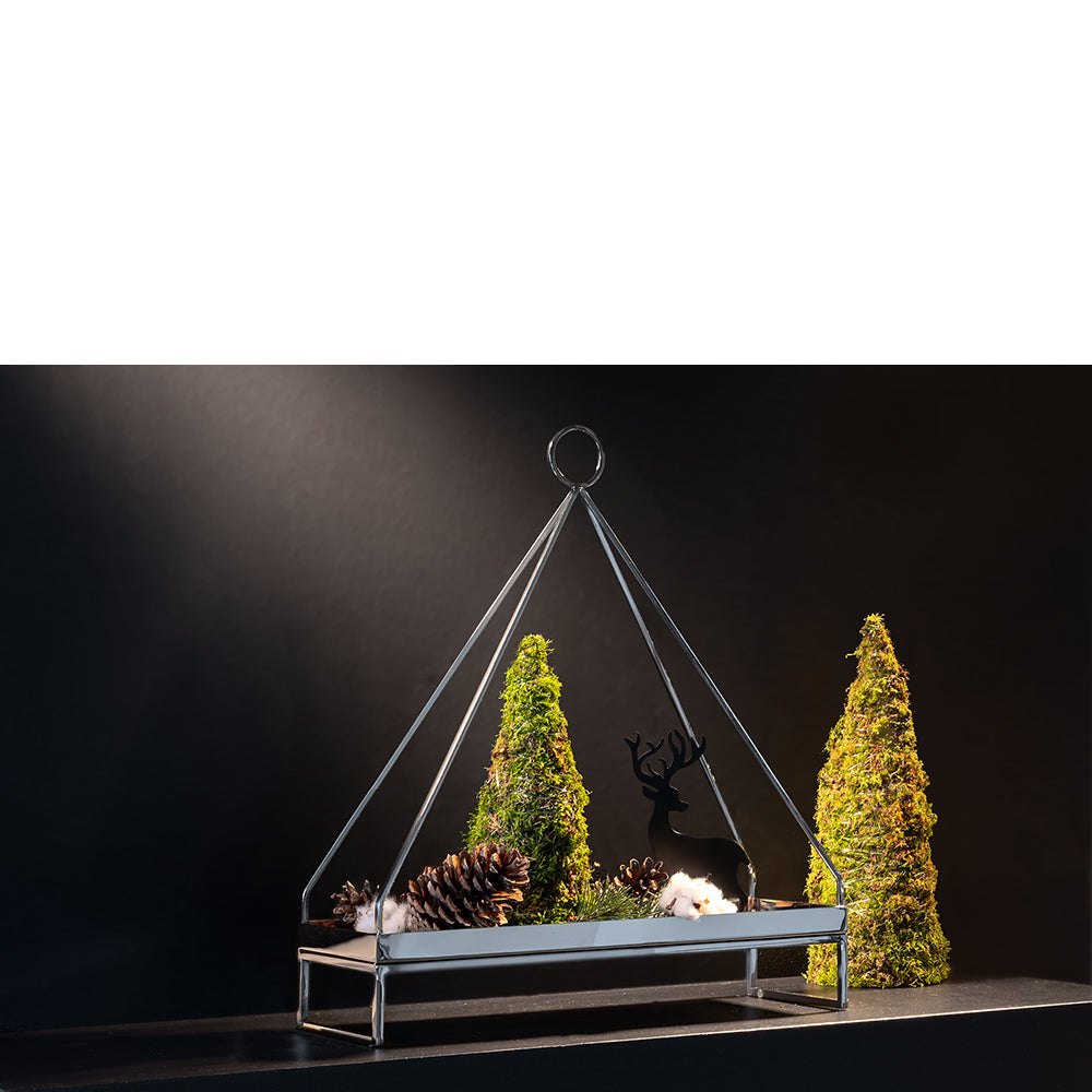 ELAIA Deko-Tablett silberfarben