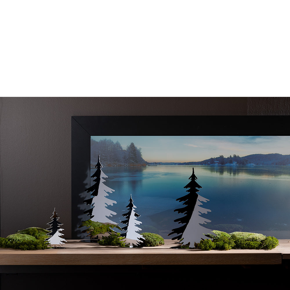 KRIS Dekobaum silberfarben