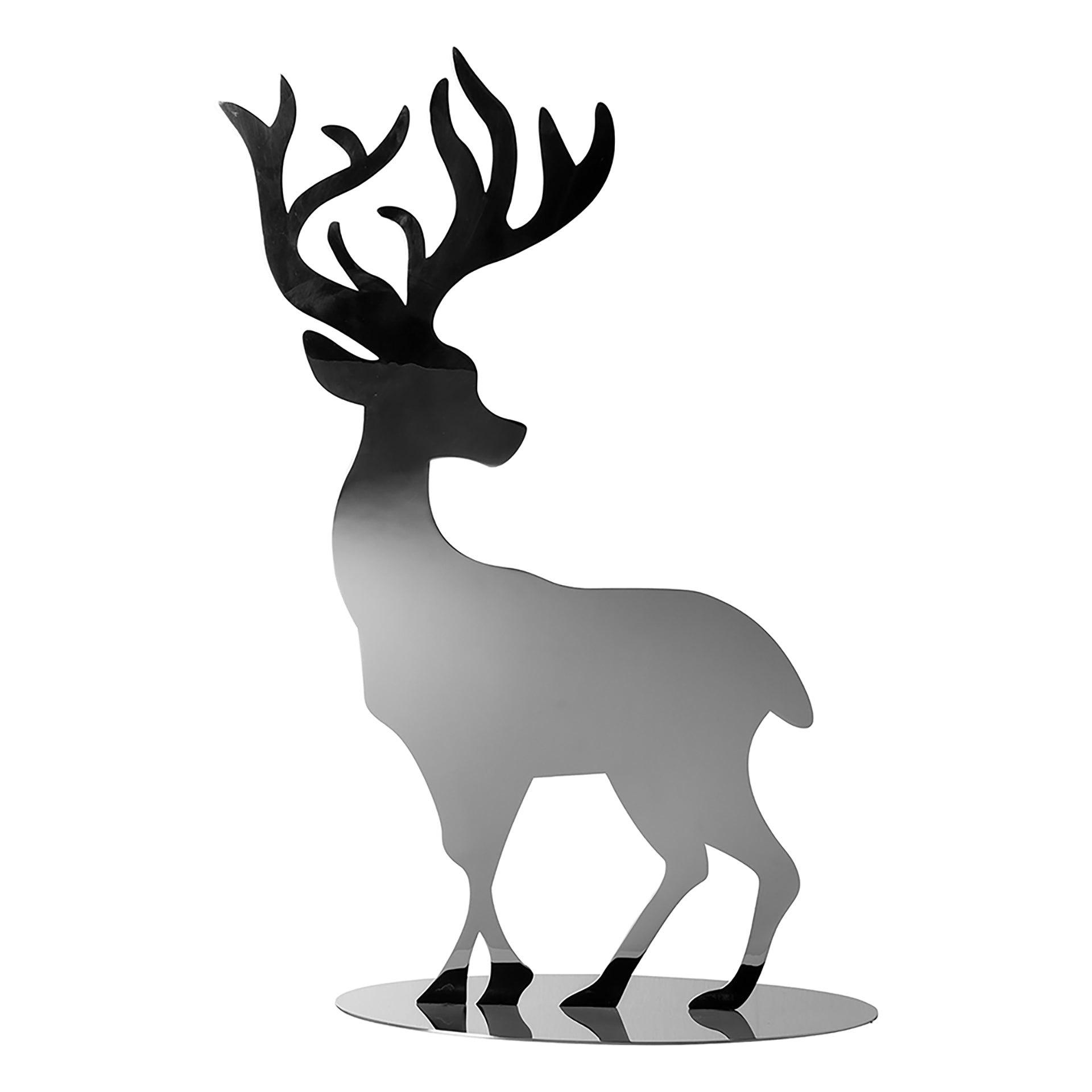 JASPER Deko Hirsch silberfarben