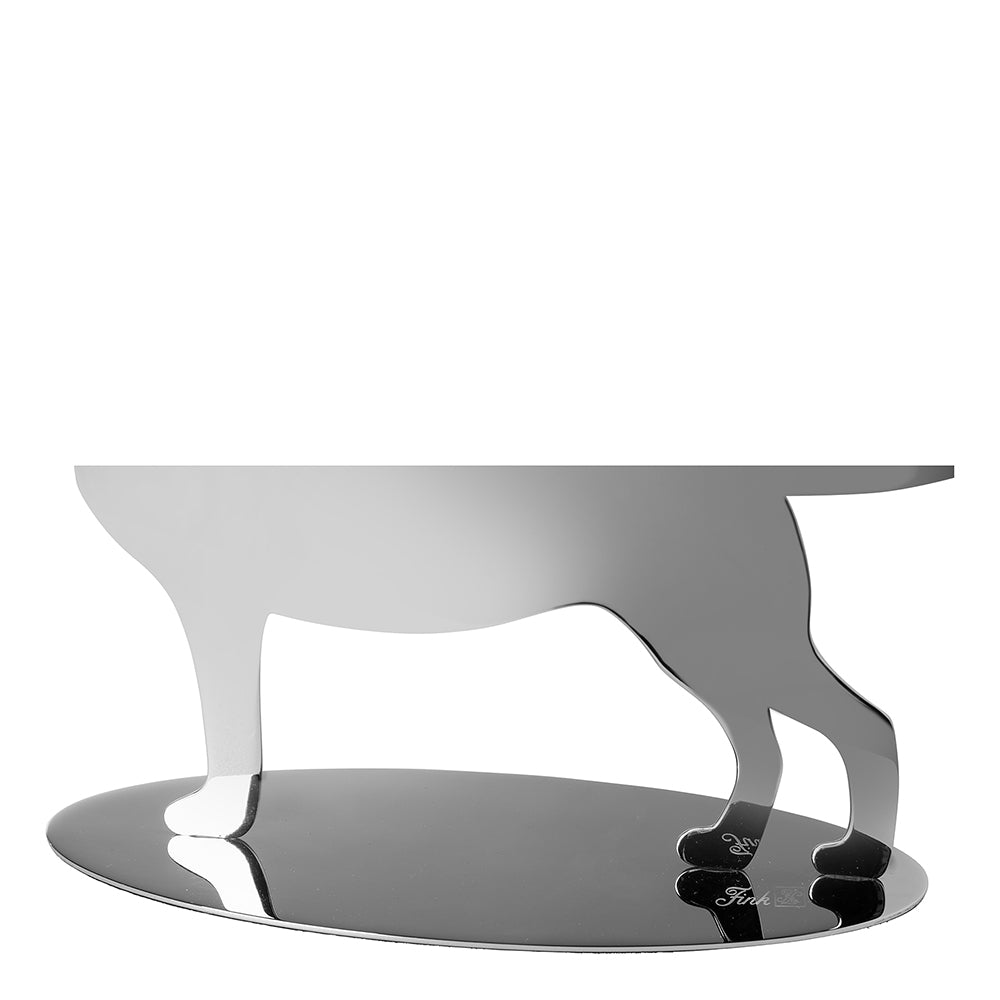 LABBI Deko Hund silberfarben
