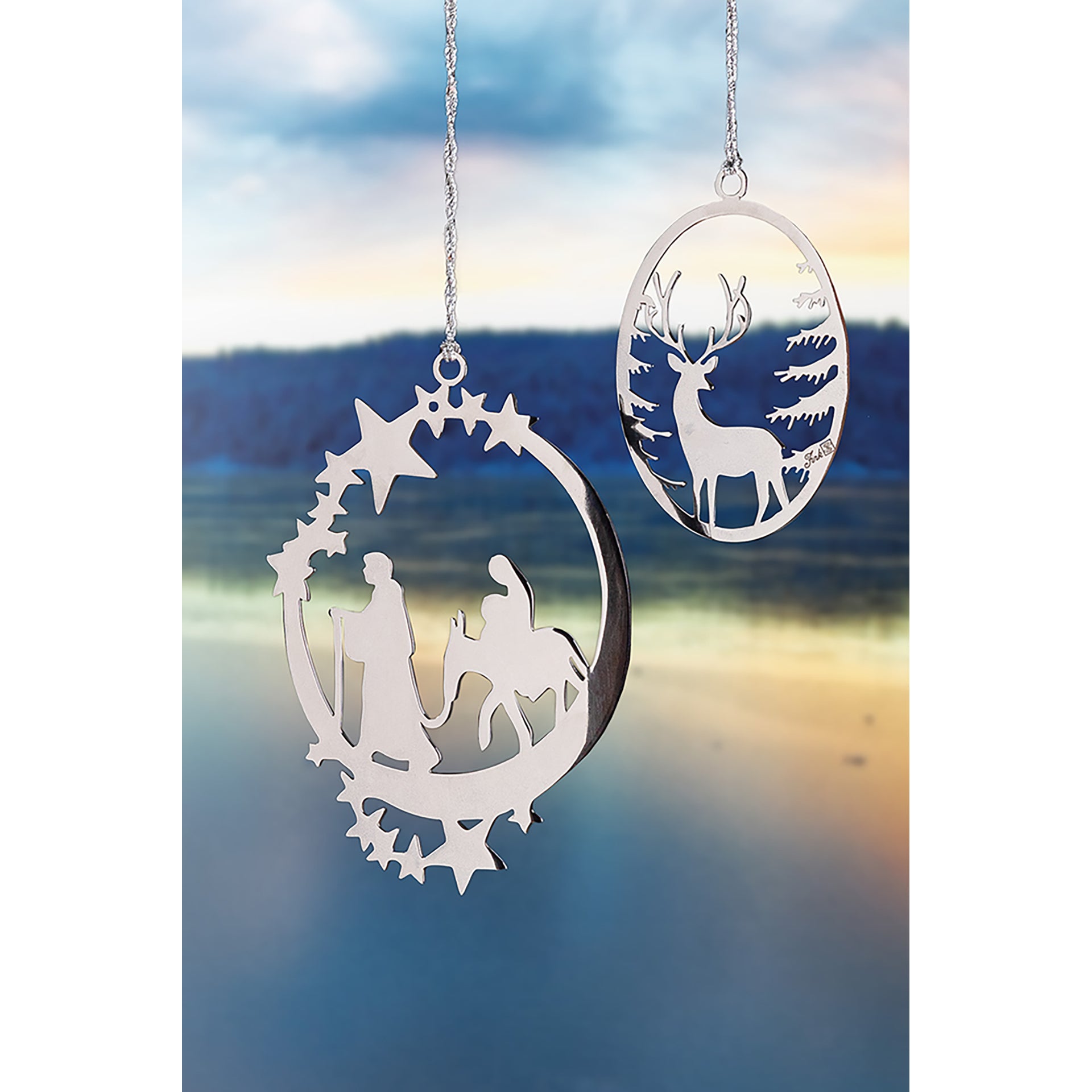 HOLY Anhänger silberfarben