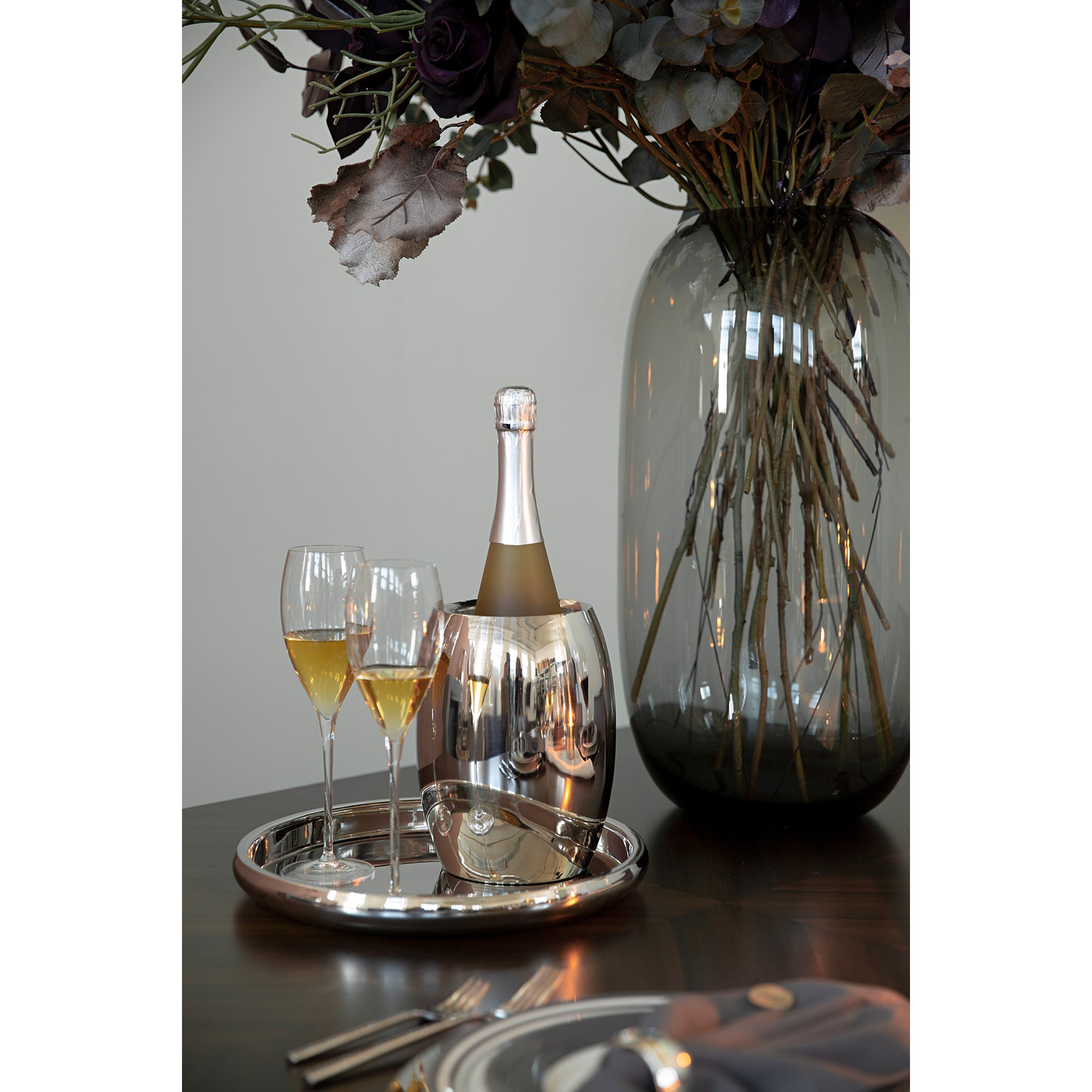 APOLLO Weinkühler silberfarben