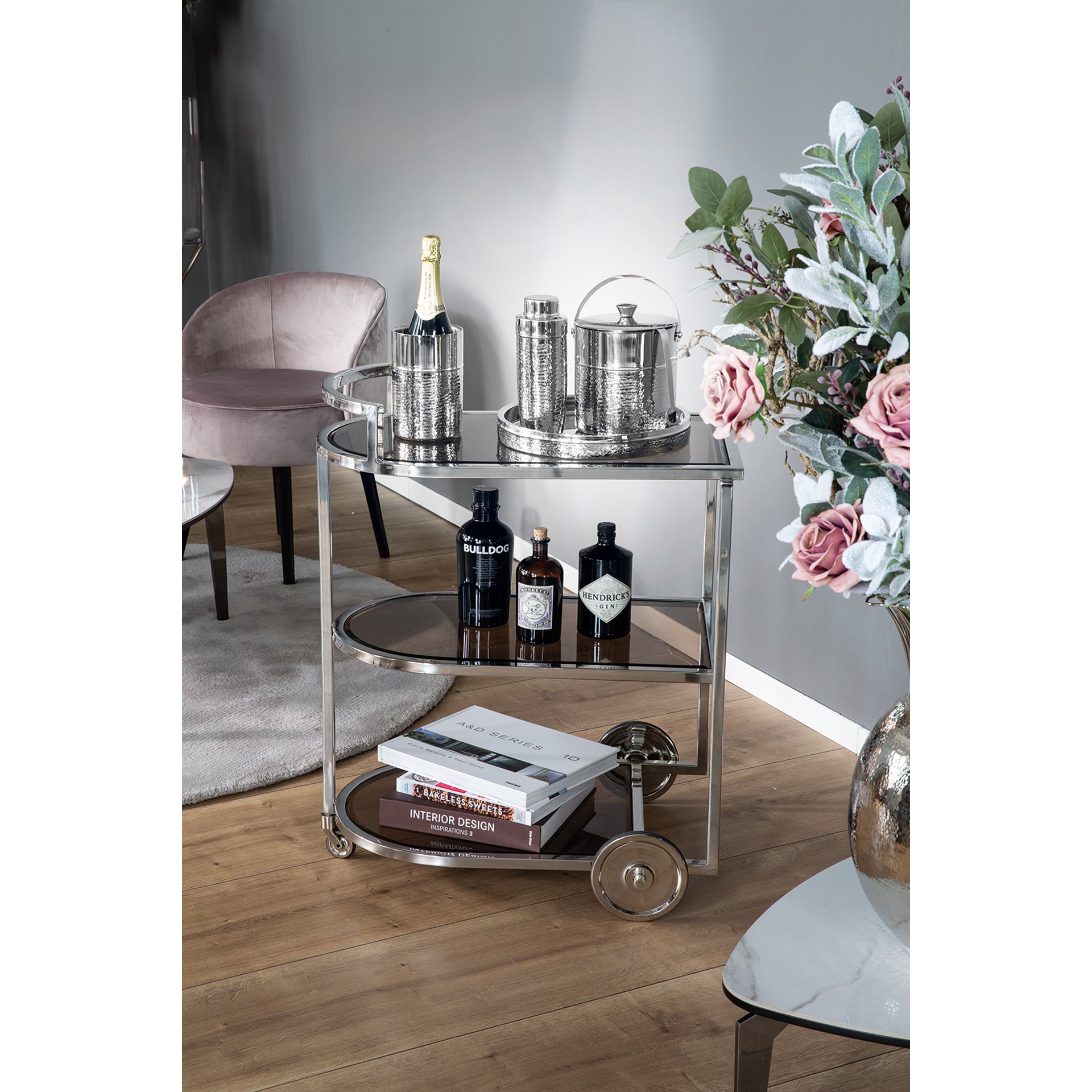 NASSAU Cocktailshaker silberfarben