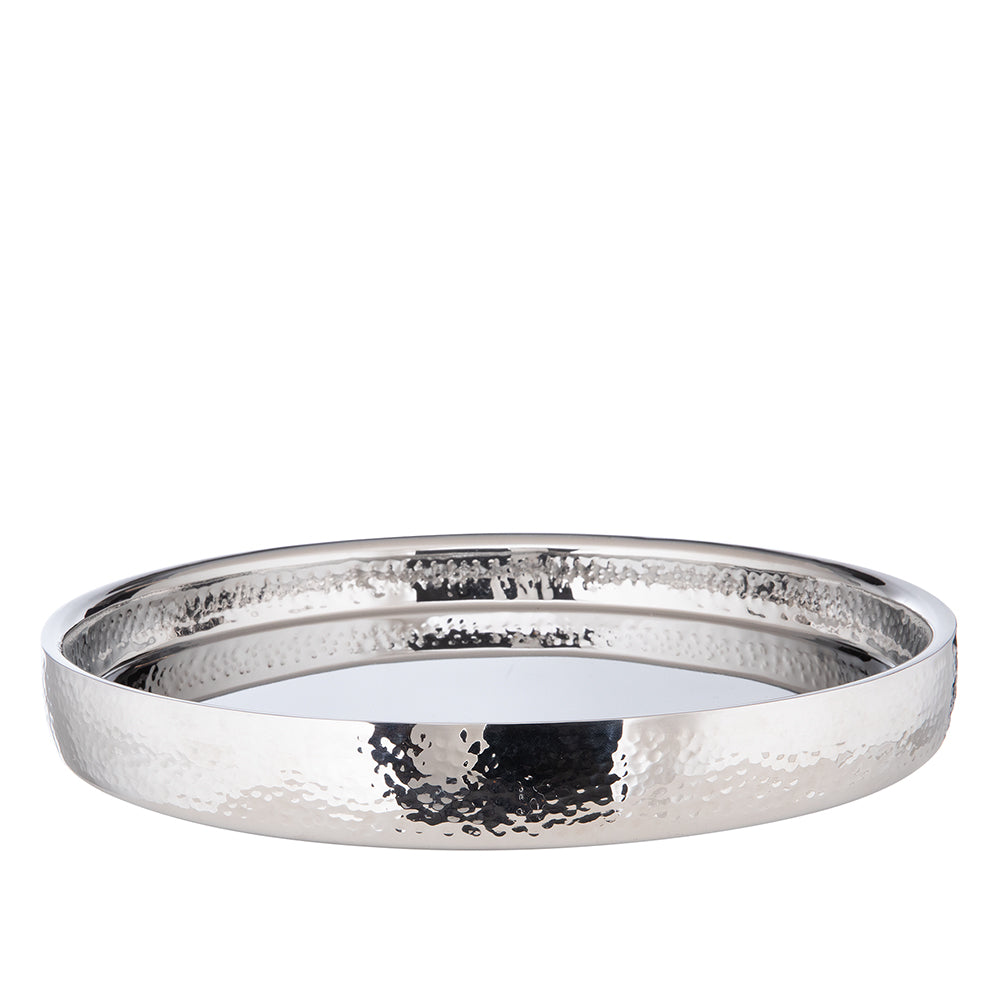 ATHEN Tablett silberfarben