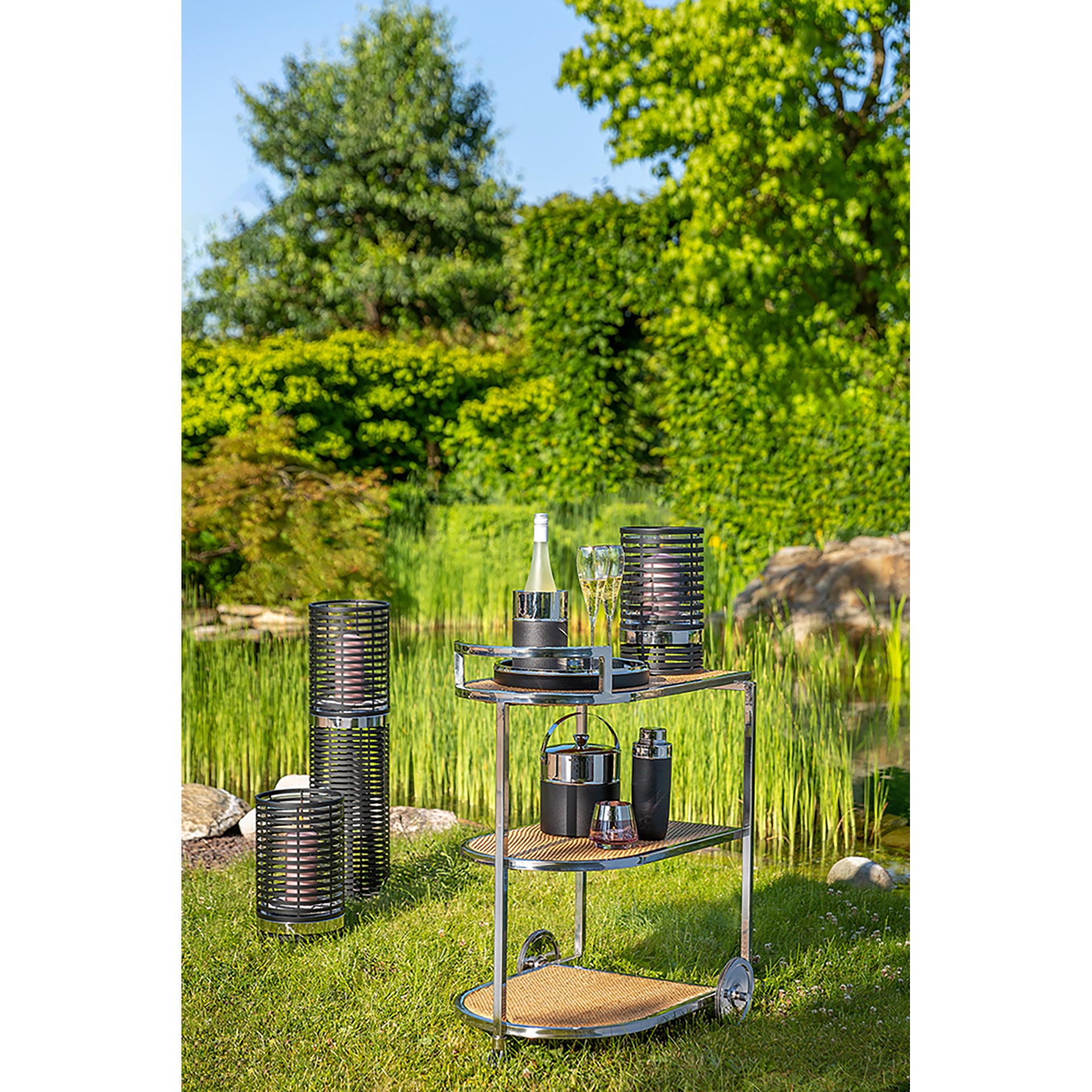 ANDOR Cocktailshaker silberfarben