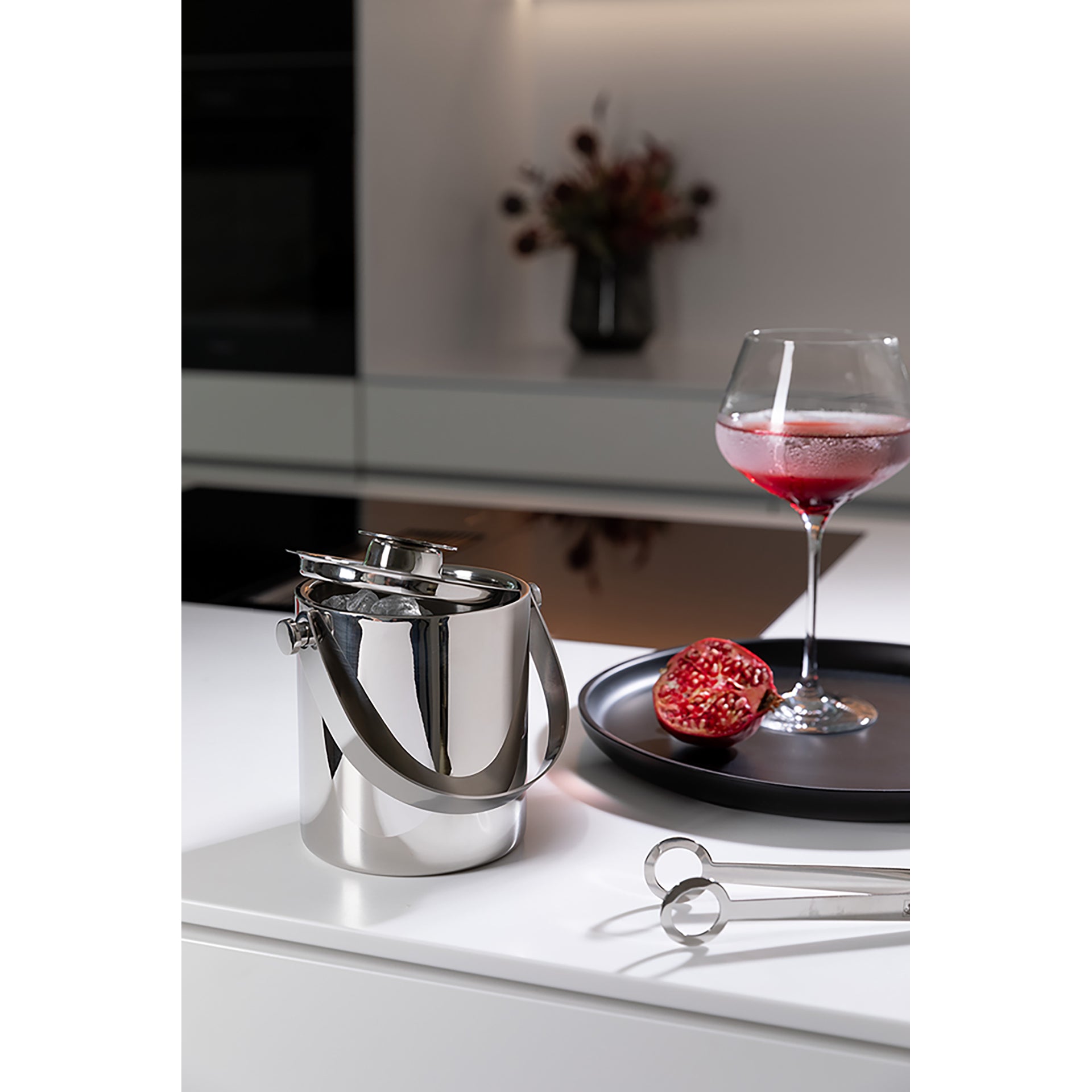 NATHAN Eiswürfeleimer silberfarben